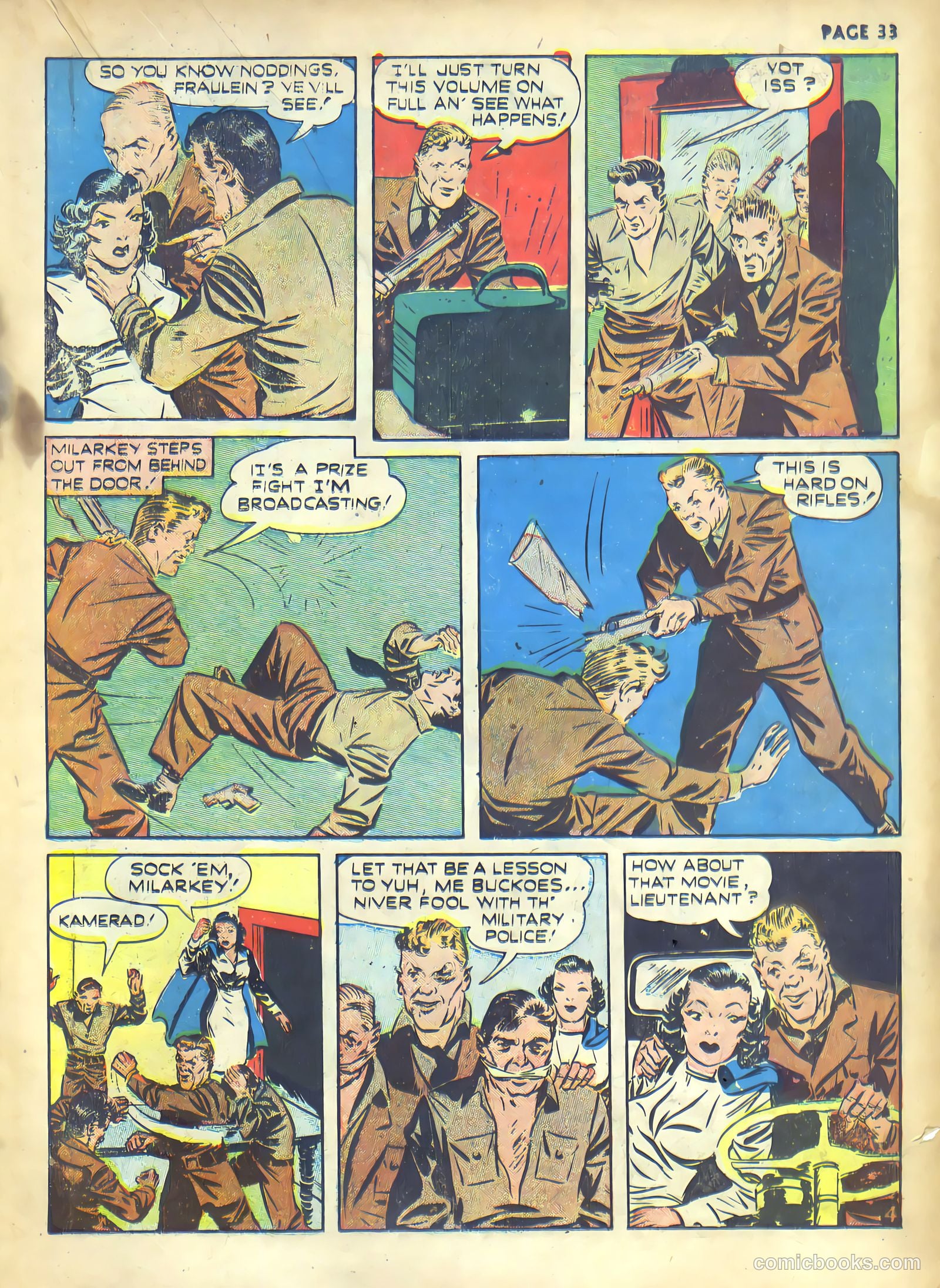 Rangers Comics #1 (1941, Flying Stories, Inc.) — page 35 of 68