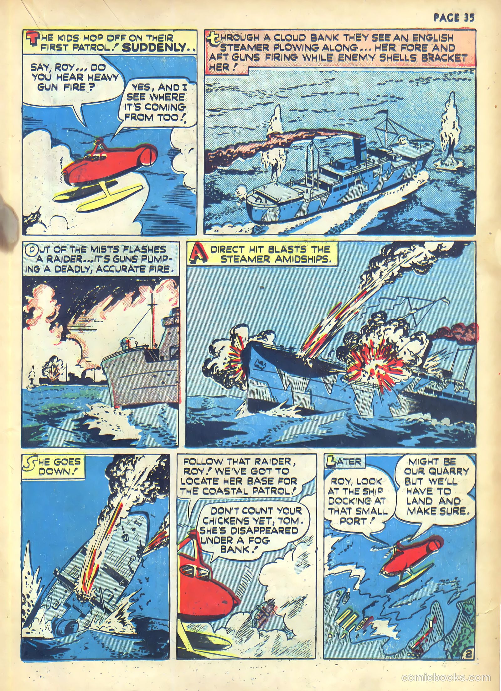 Rangers Comics #1 (1941, Flying Stories, Inc.) — page 37 of 68