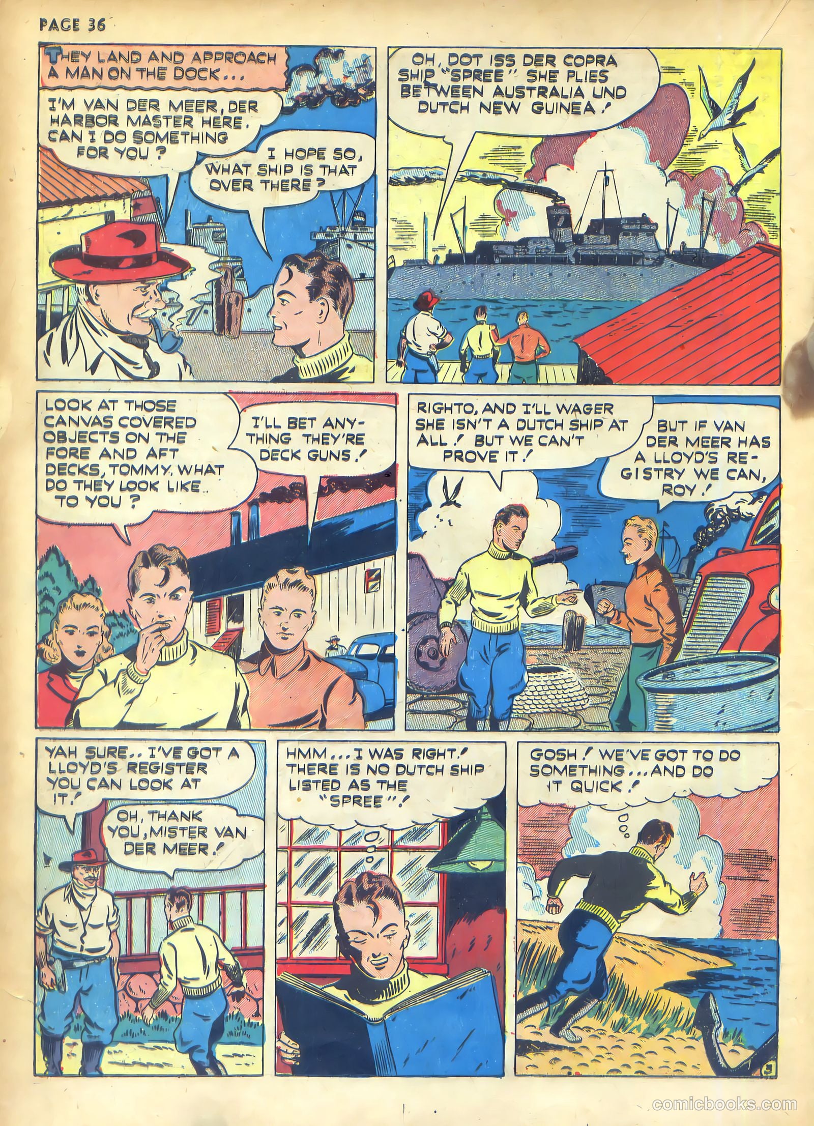 Rangers Comics #1 (1941, Flying Stories, Inc.) — page 38 of 68