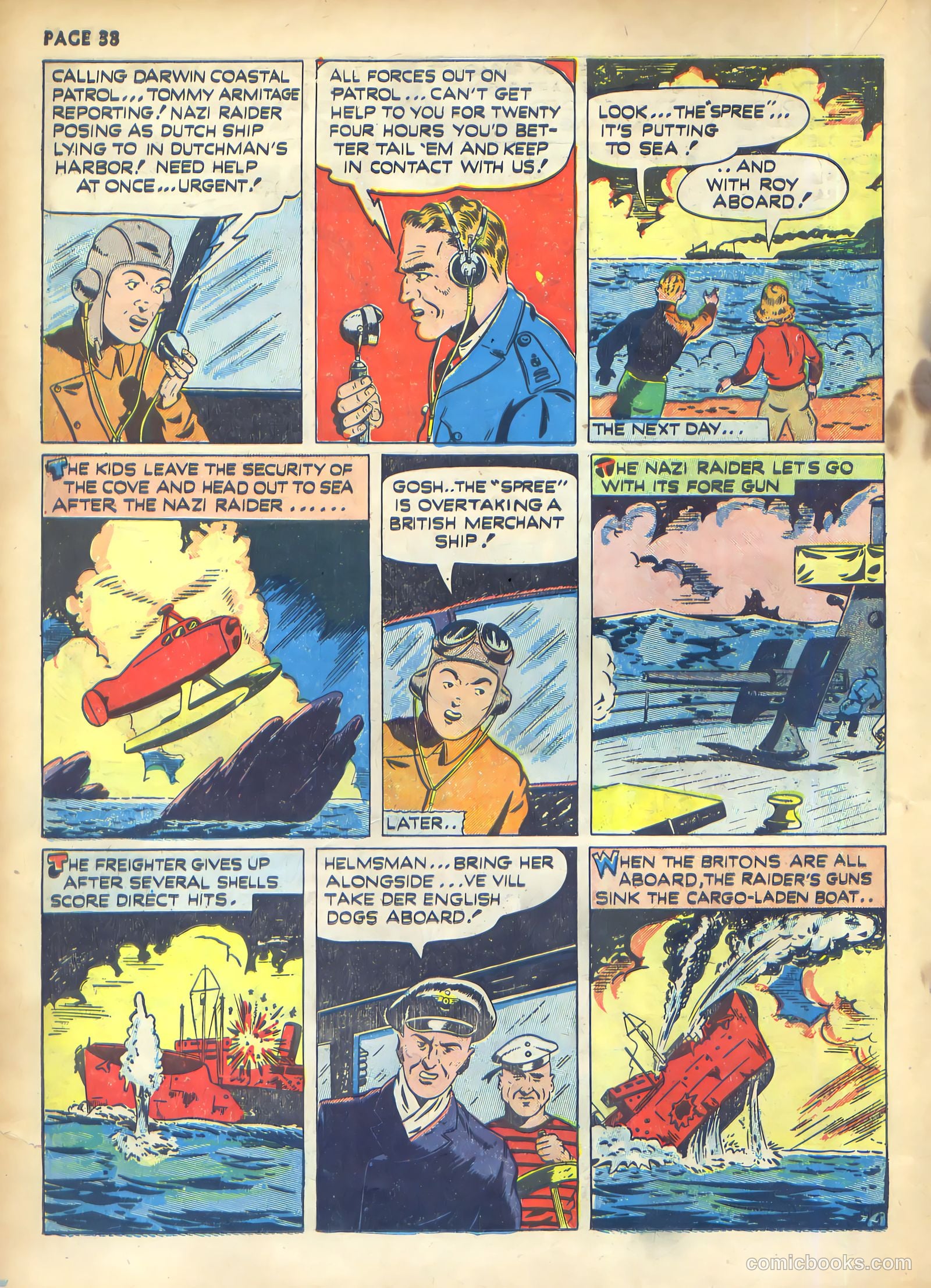 Rangers Comics #1 (1941, Flying Stories, Inc.) — page 40 of 68