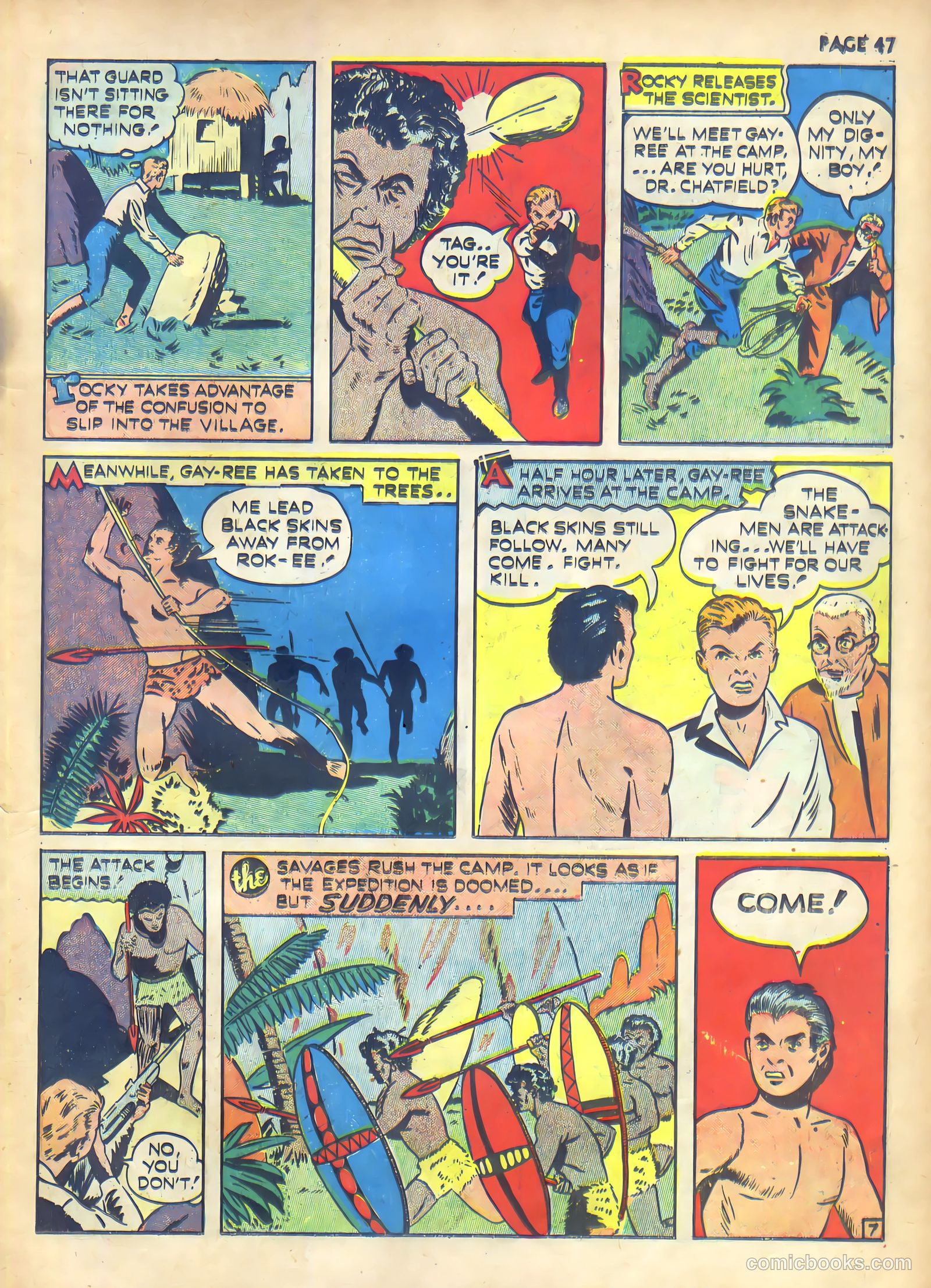 Rangers Comics #1 (1941, Flying Stories, Inc.) — page 49 of 68