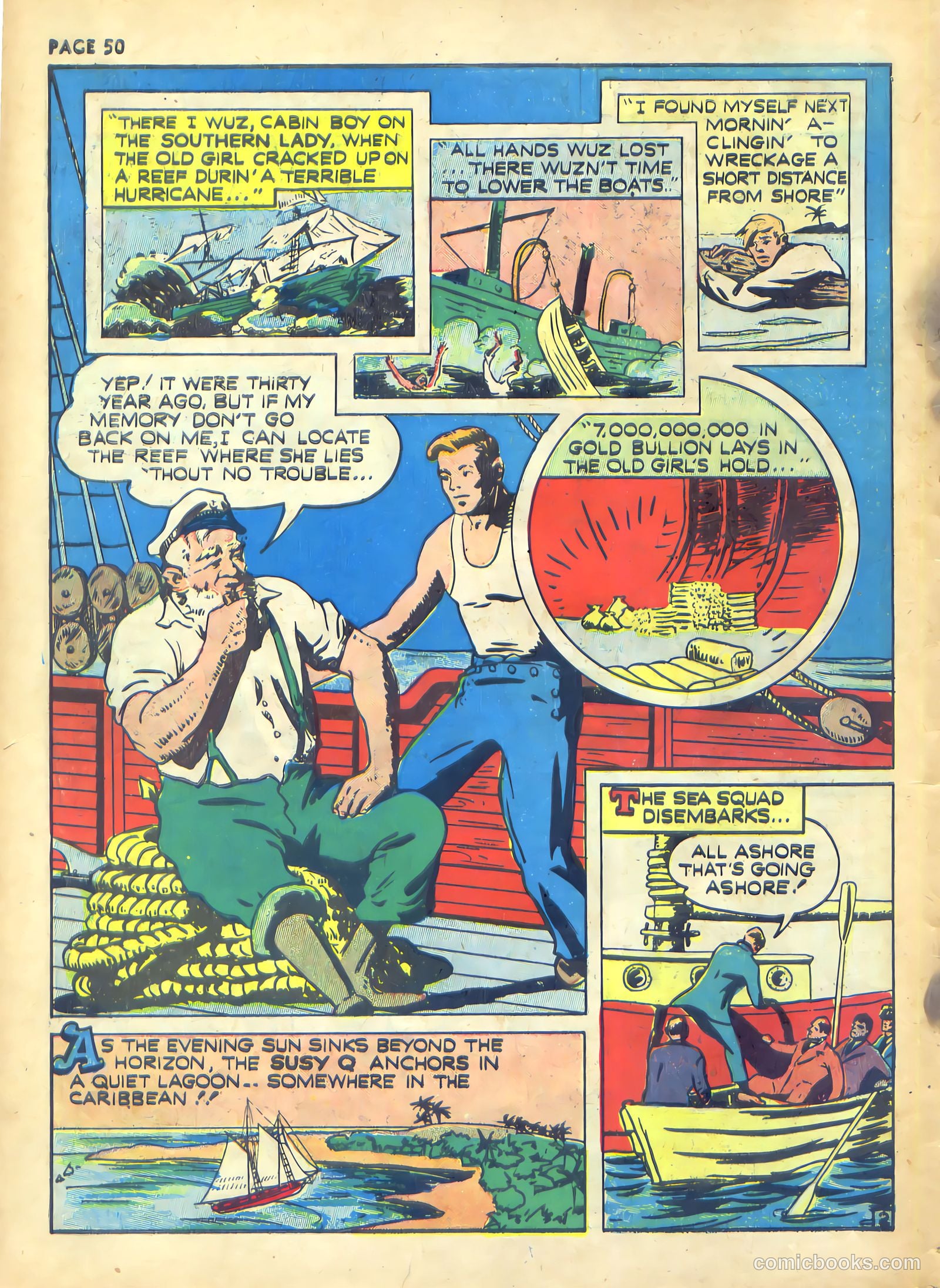 Rangers Comics #1 (1941, Flying Stories, Inc.) — page 52 of 68