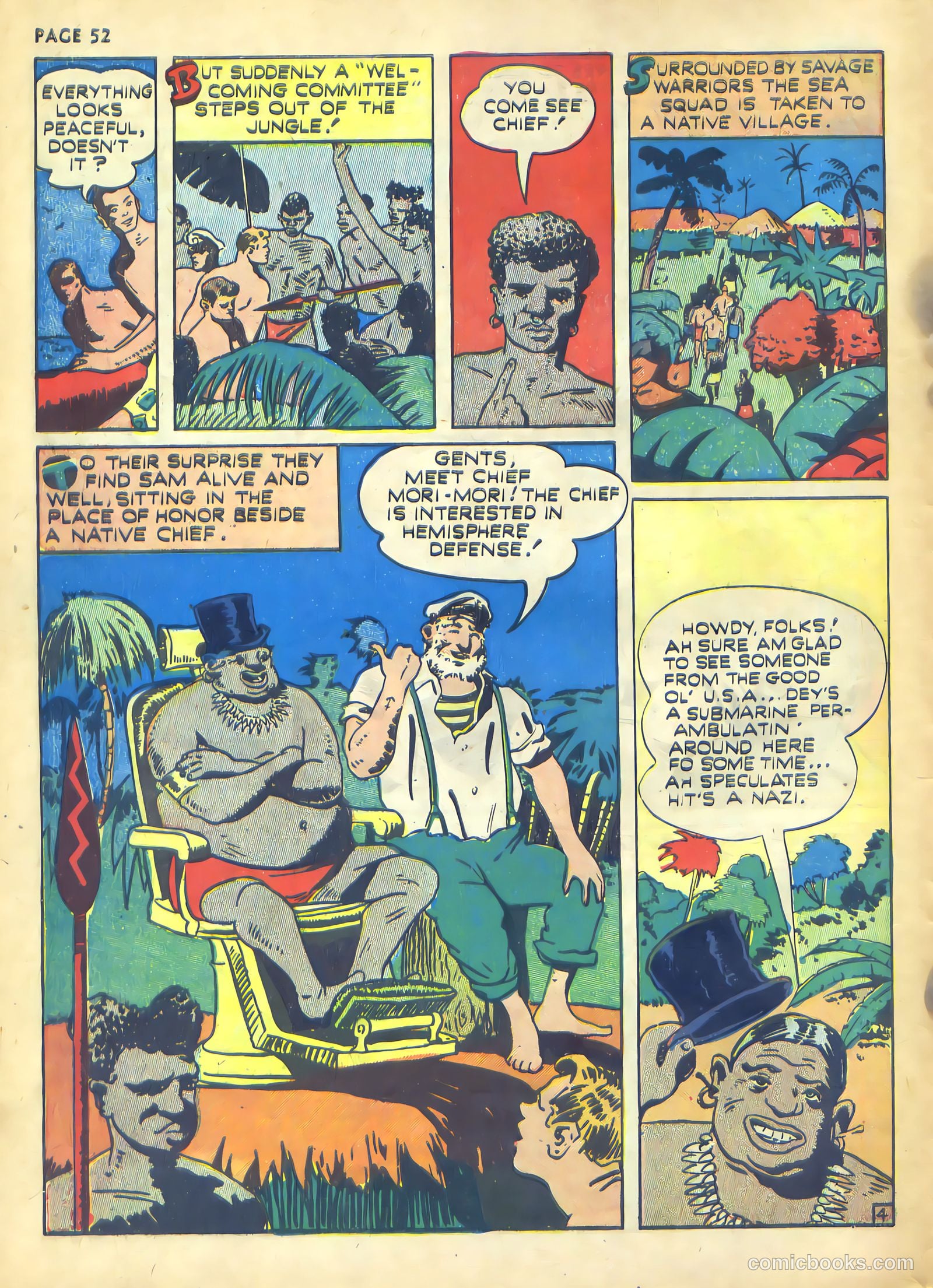 Rangers Comics #1 (1941, Flying Stories, Inc.) — page 54 of 68