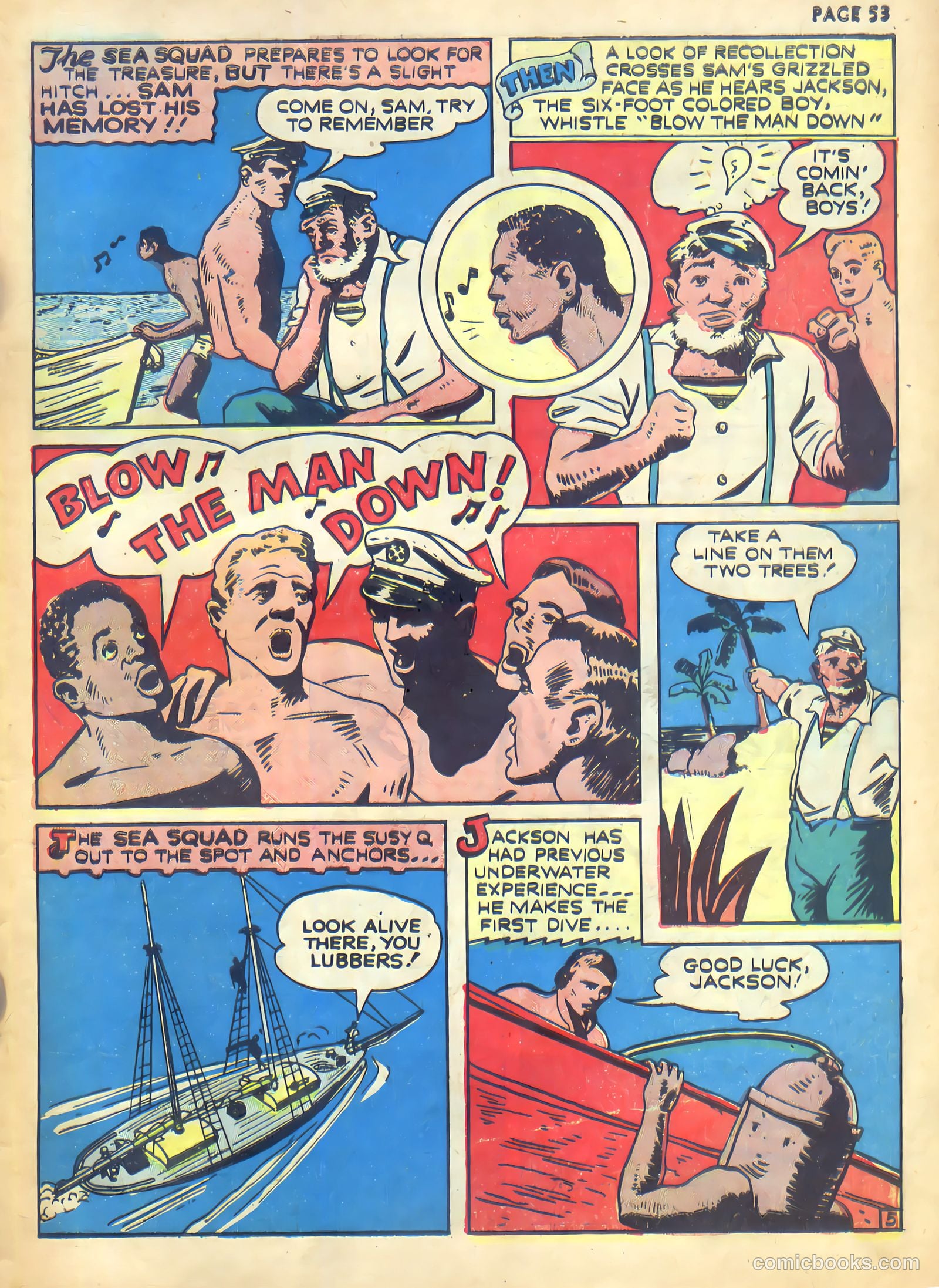 Rangers Comics #1 (1941, Flying Stories, Inc.) — page 55 of 68