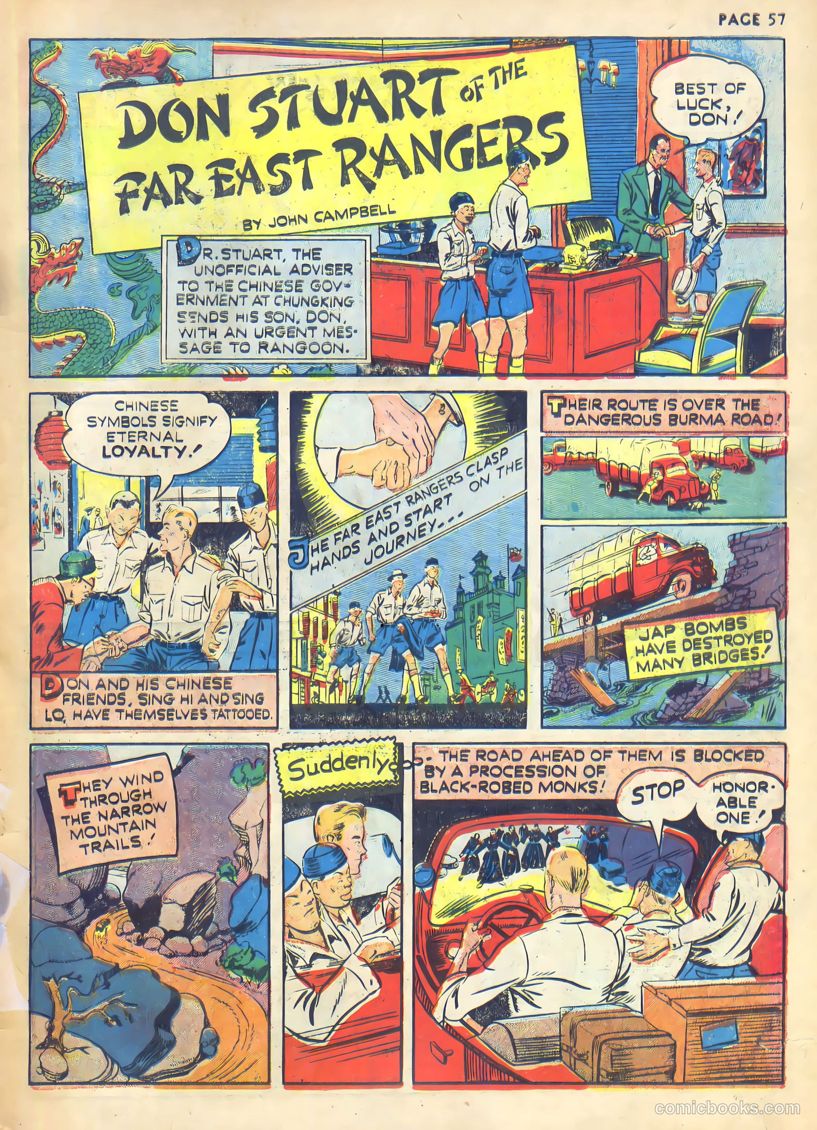 Rangers Comics #1 (1941, Flying Stories, Inc.) — page 59 of 68