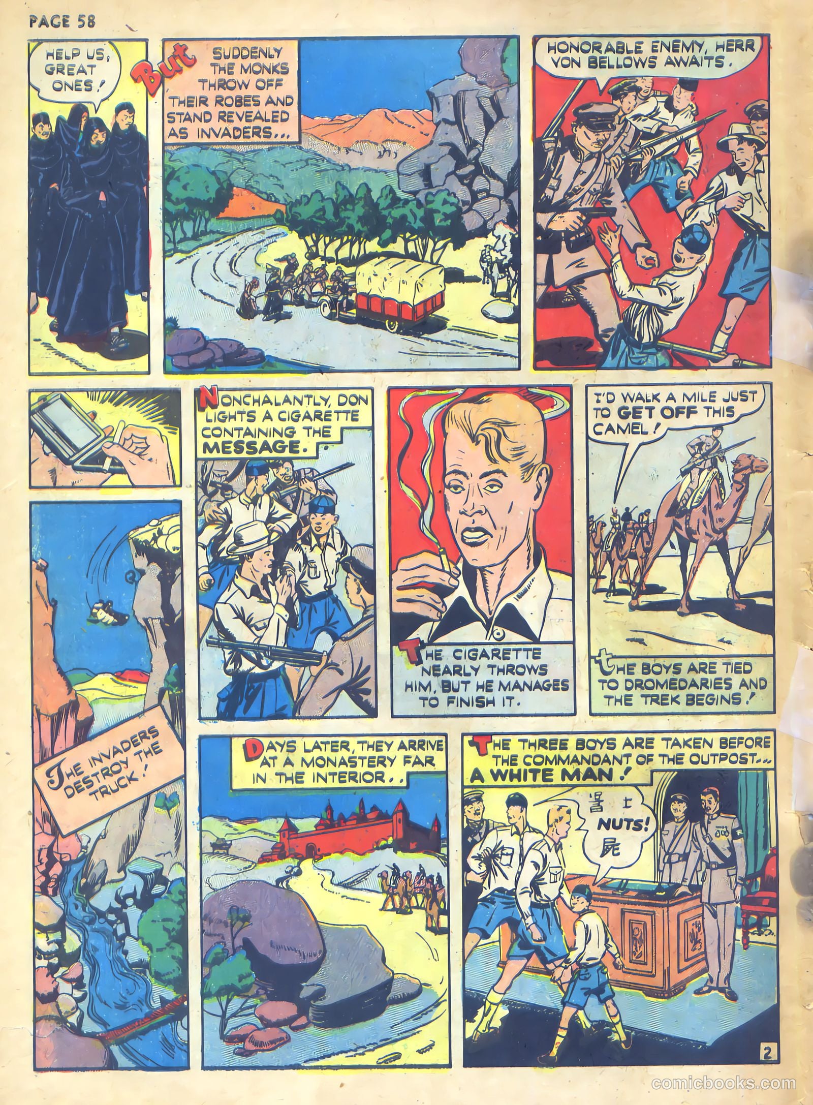 Rangers Comics #1 (1941, Flying Stories, Inc.) — page 60 of 68
