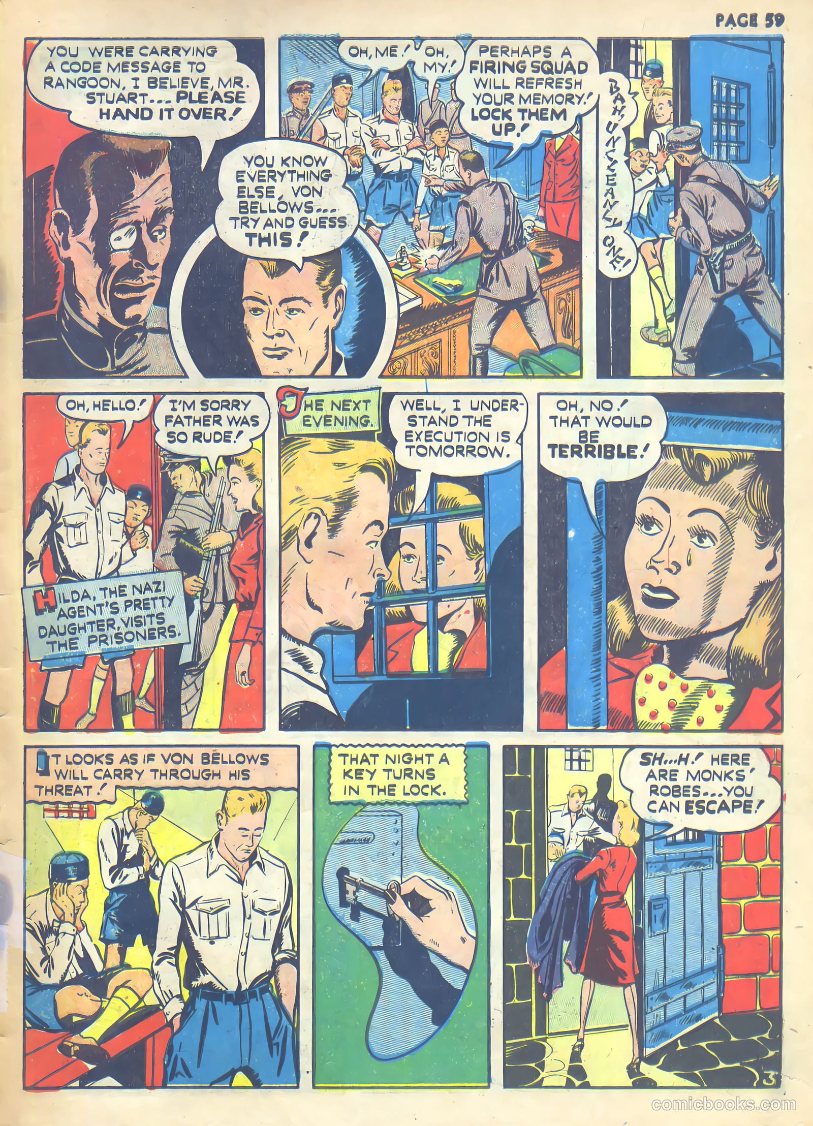 Rangers Comics #1 (1941, Flying Stories, Inc.) — page 61 of 68