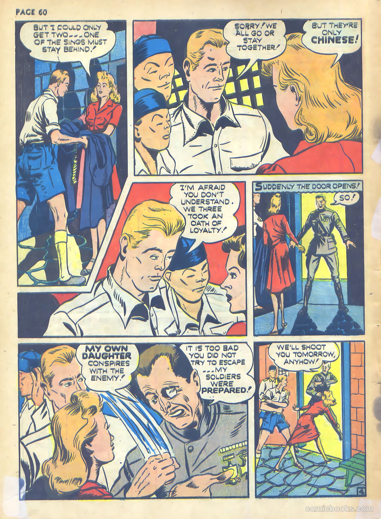 Rangers Comics #1 (1941, Flying Stories, Inc.) — page 62 of 68