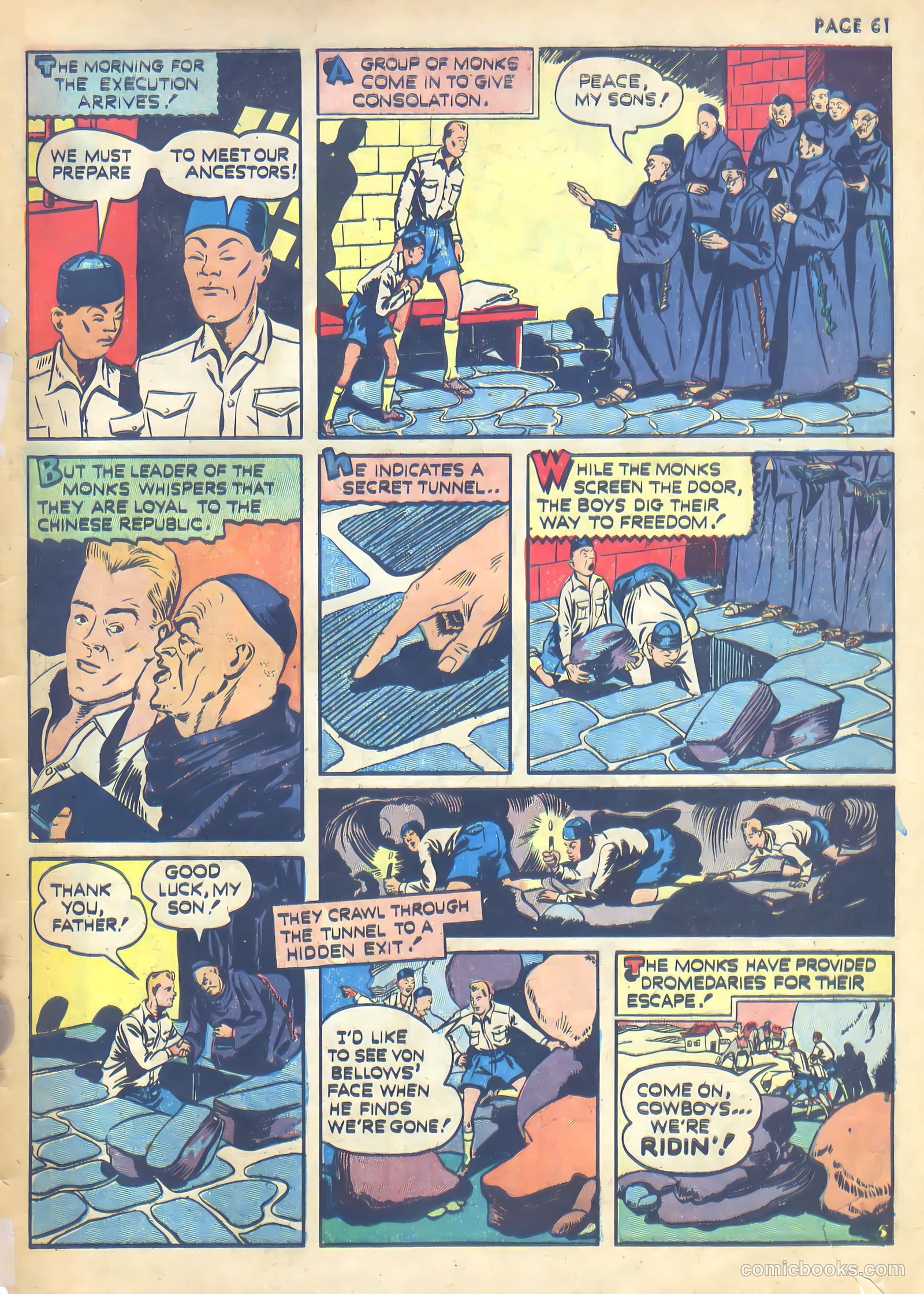 Rangers Comics #1 (1941, Flying Stories, Inc.) — page 63 of 68