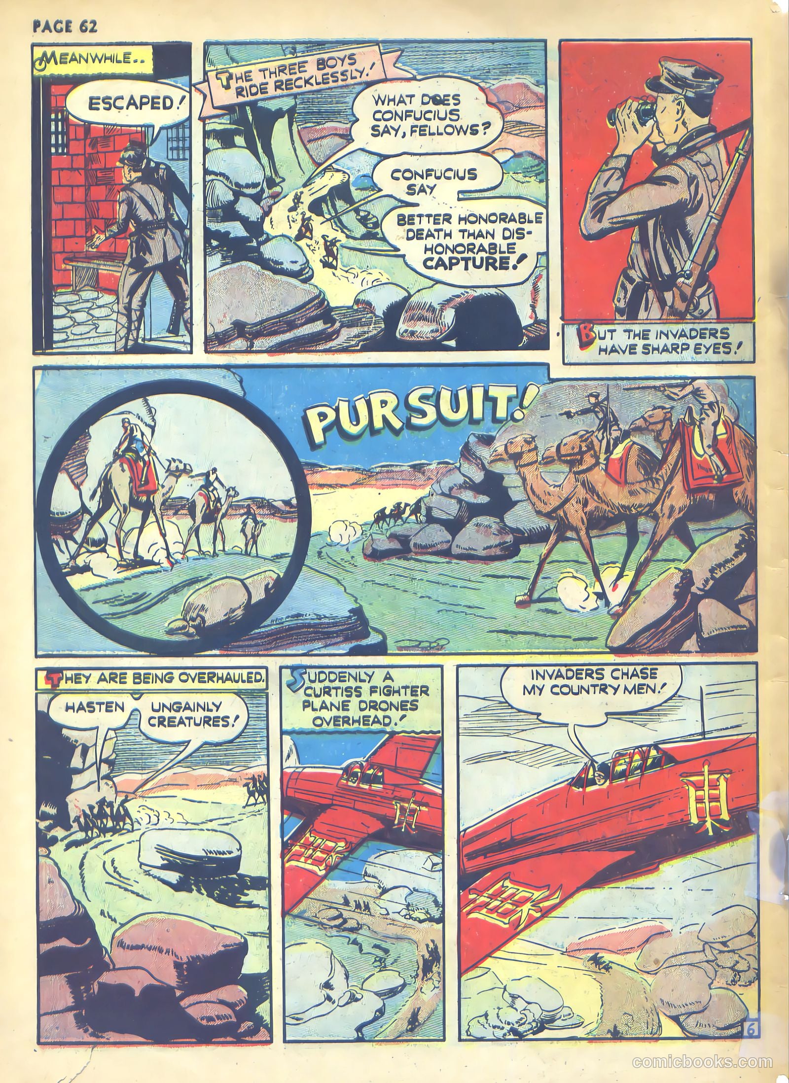 Rangers Comics #1 (1941, Flying Stories, Inc.) — page 64 of 68