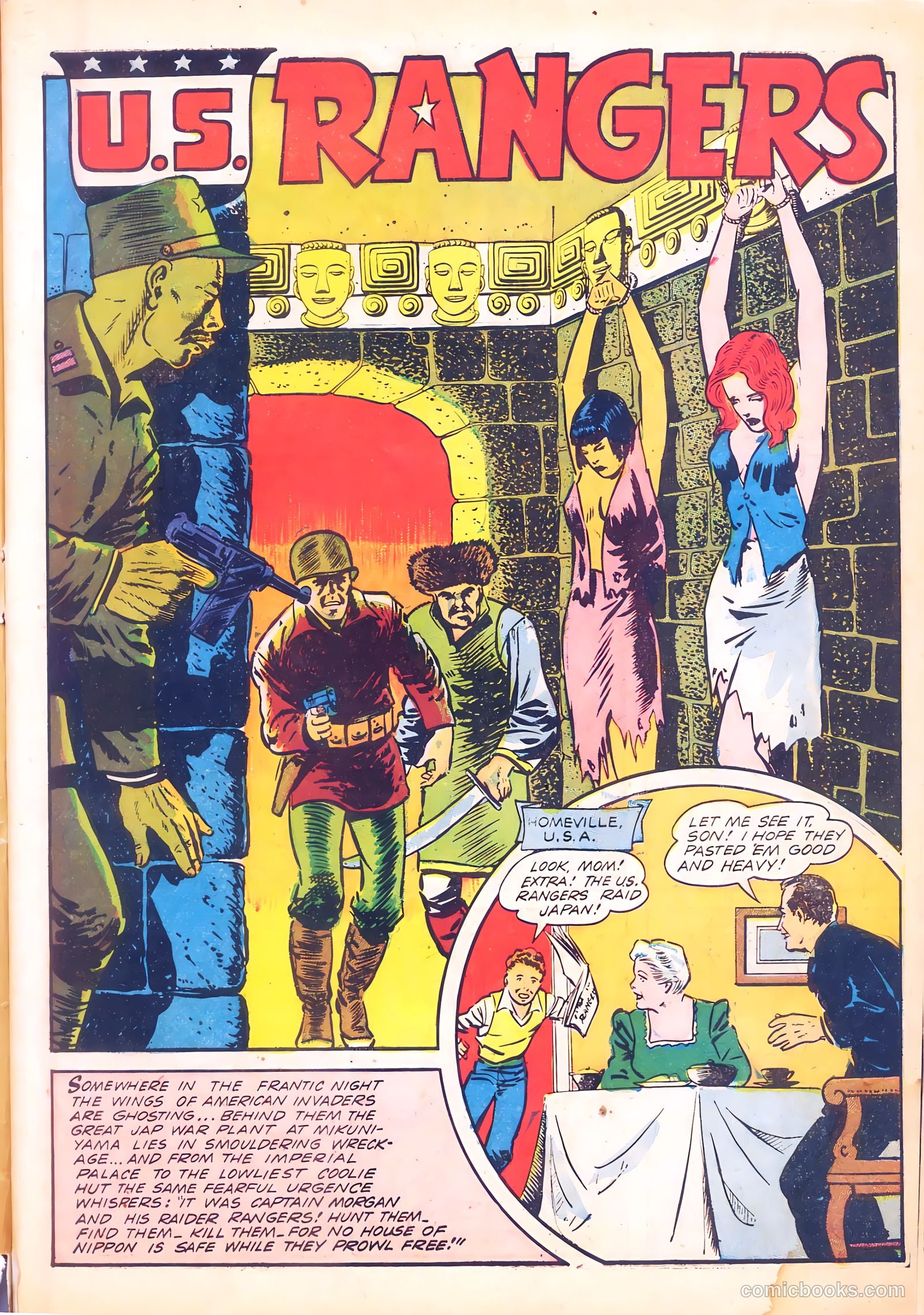 Rangers Comics #12 (1943, Flying Stories, Inc.) — page 3 of 60