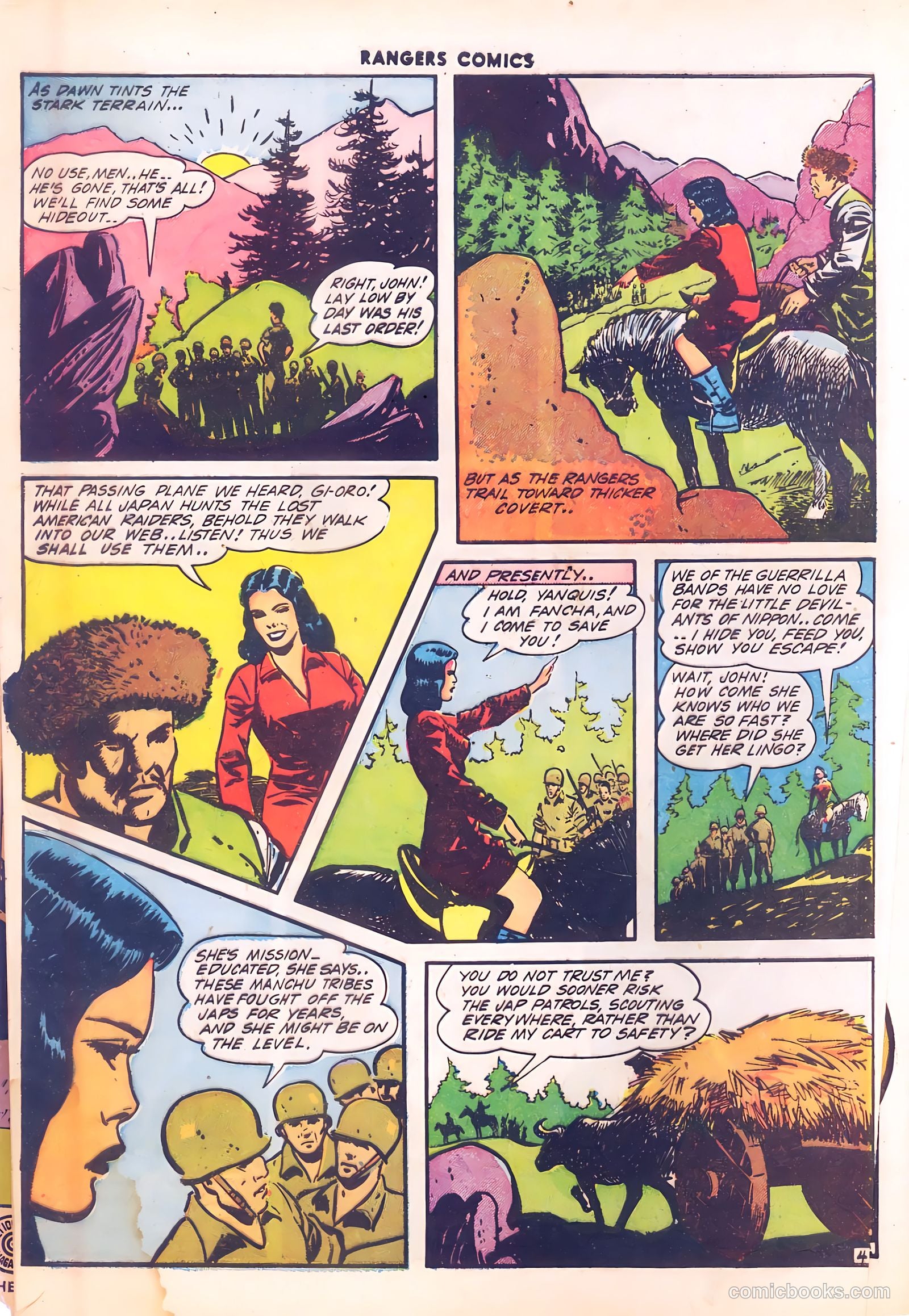 Rangers Comics #12 (1943, Flying Stories, Inc.) — page 6 of 60