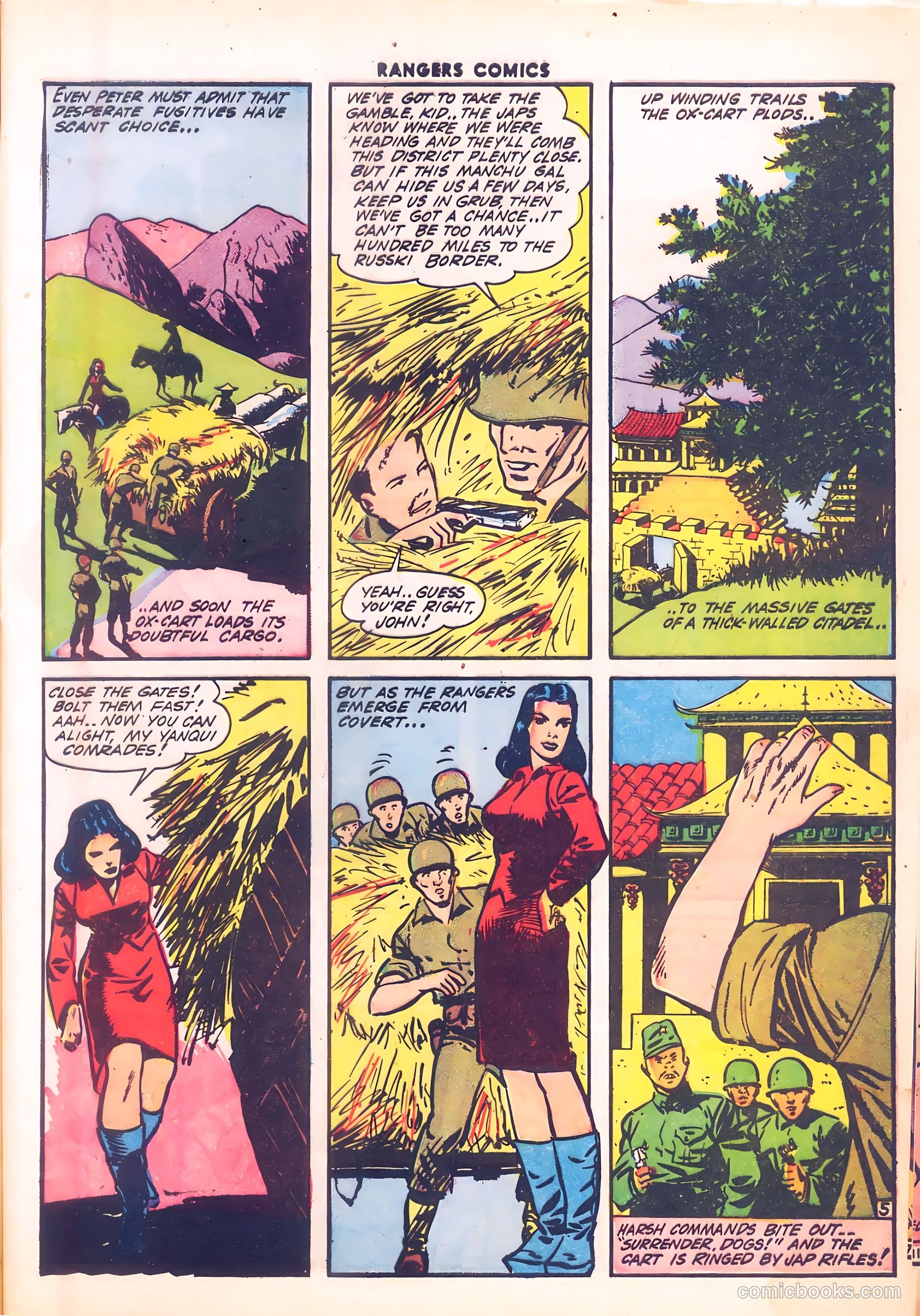 Rangers Comics #12 (1943, Flying Stories, Inc.) — page 7 of 60