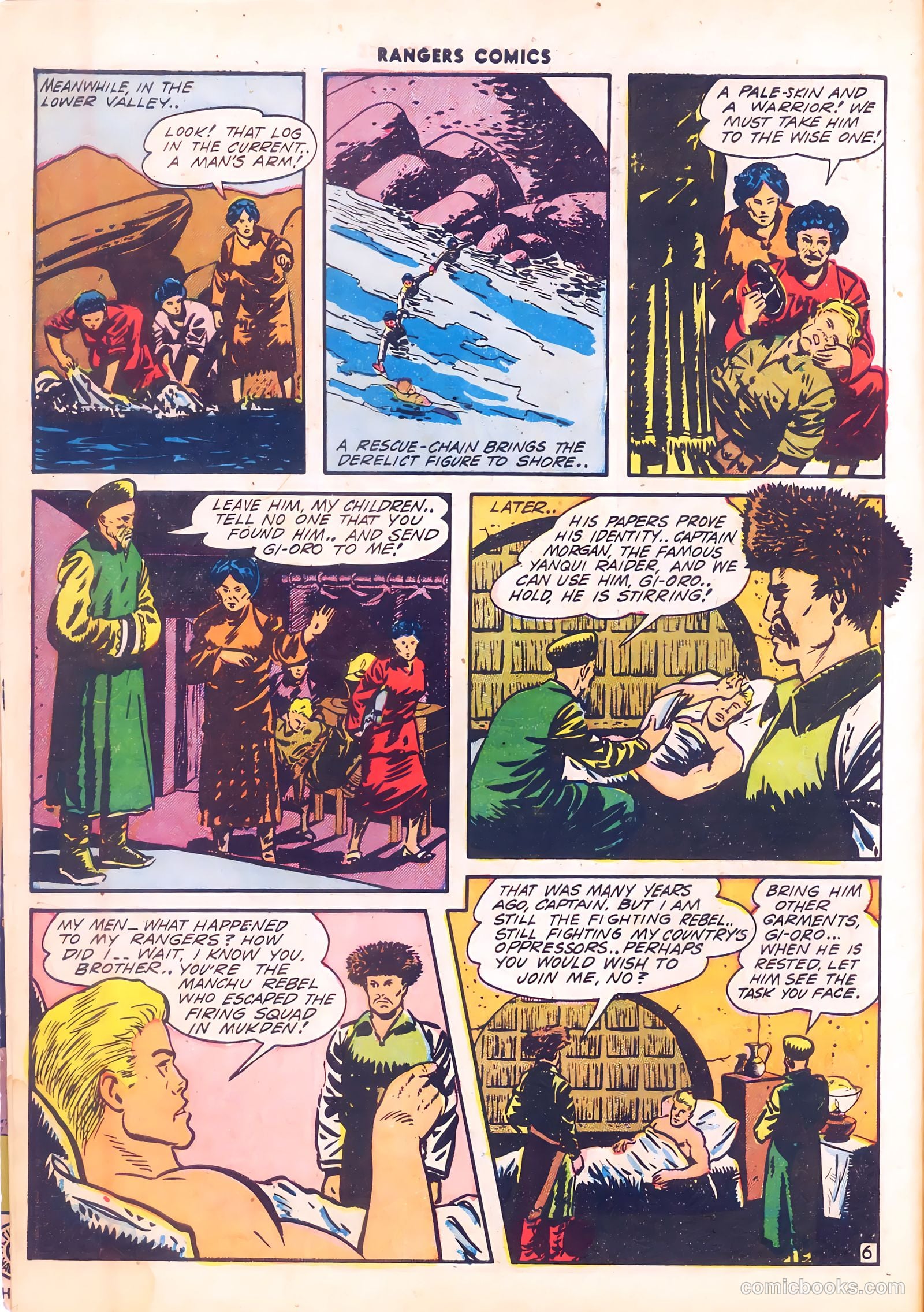 Rangers Comics #12 (1943, Flying Stories, Inc.) — page 8 of 60
