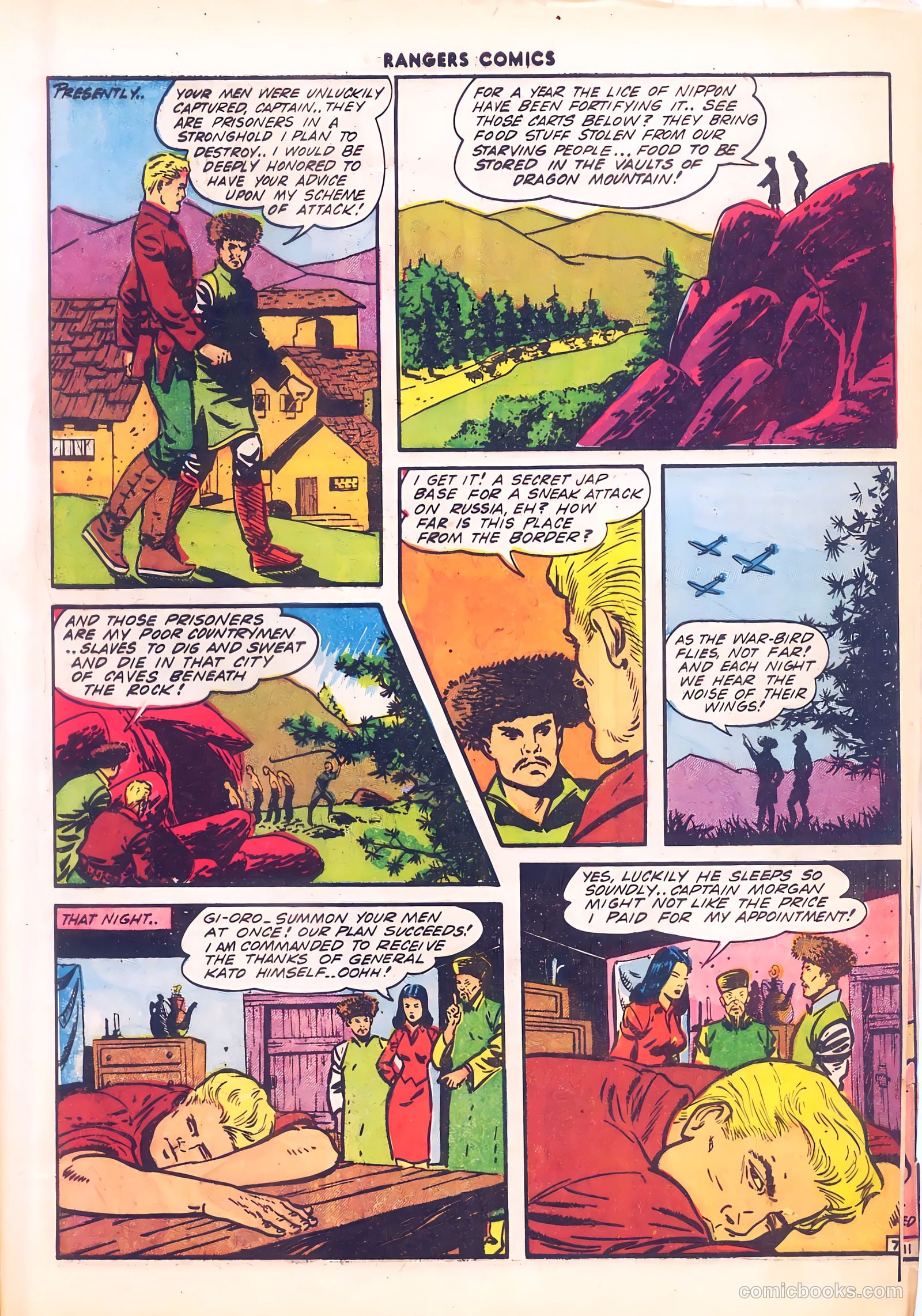 Rangers Comics #12 (1943, Flying Stories, Inc.) — page 9 of 60