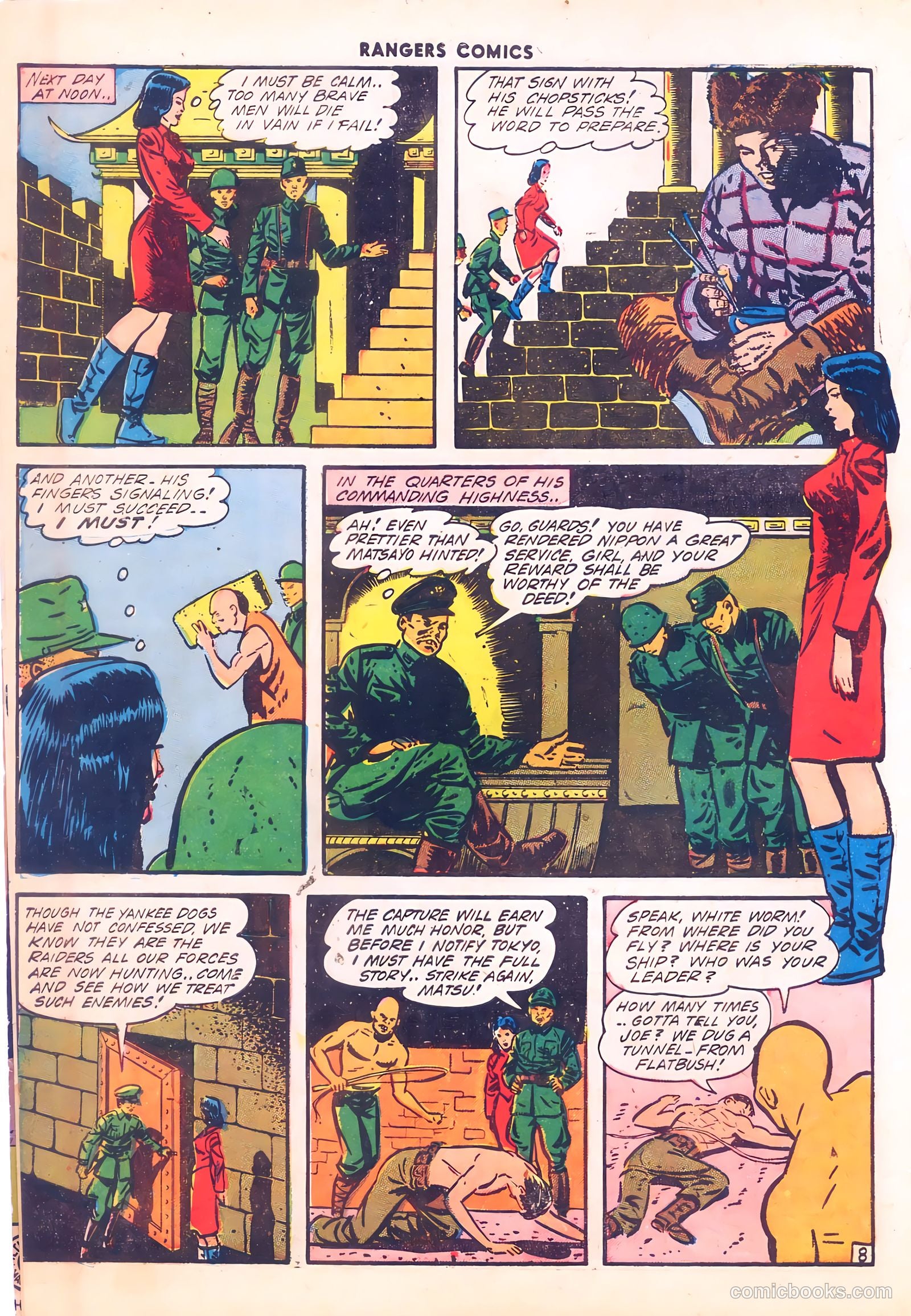 Rangers Comics #12 (1943, Flying Stories, Inc.) — page 10 of 60