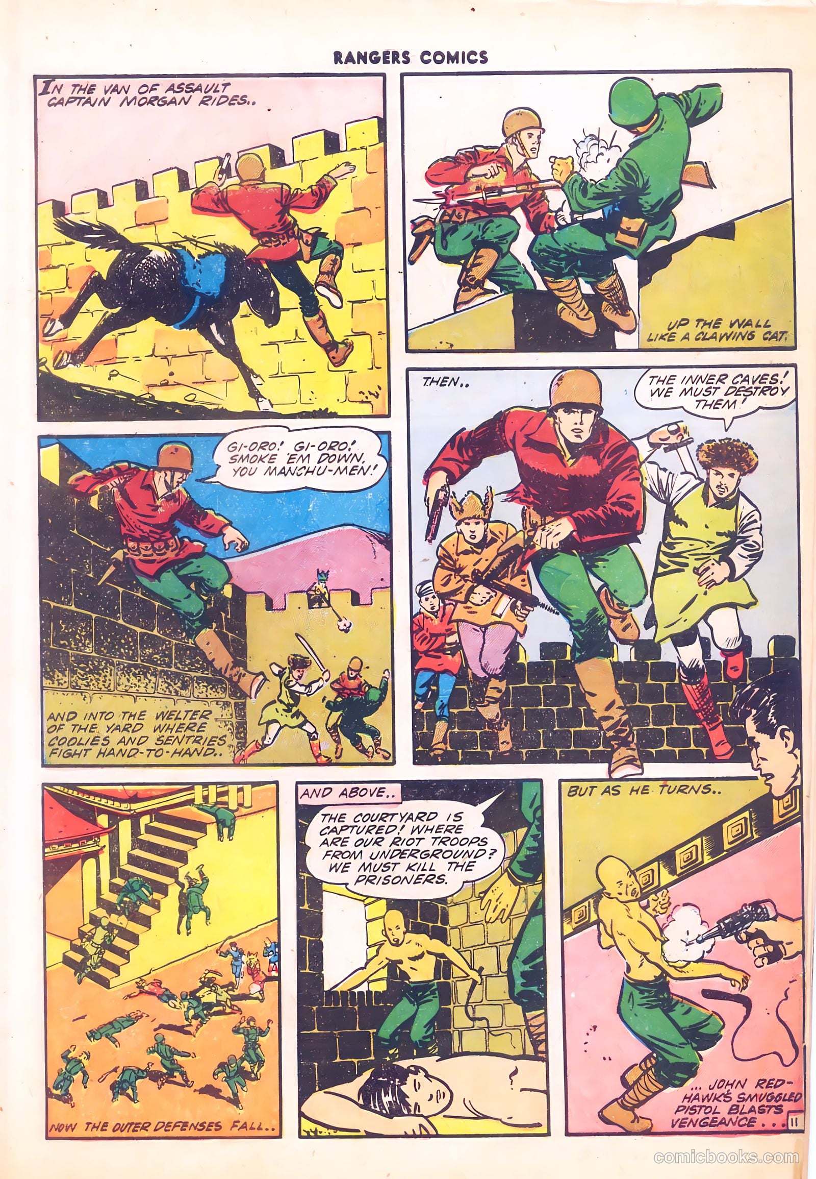 Rangers Comics #12 (1943, Flying Stories, Inc.) — page 13 of 60