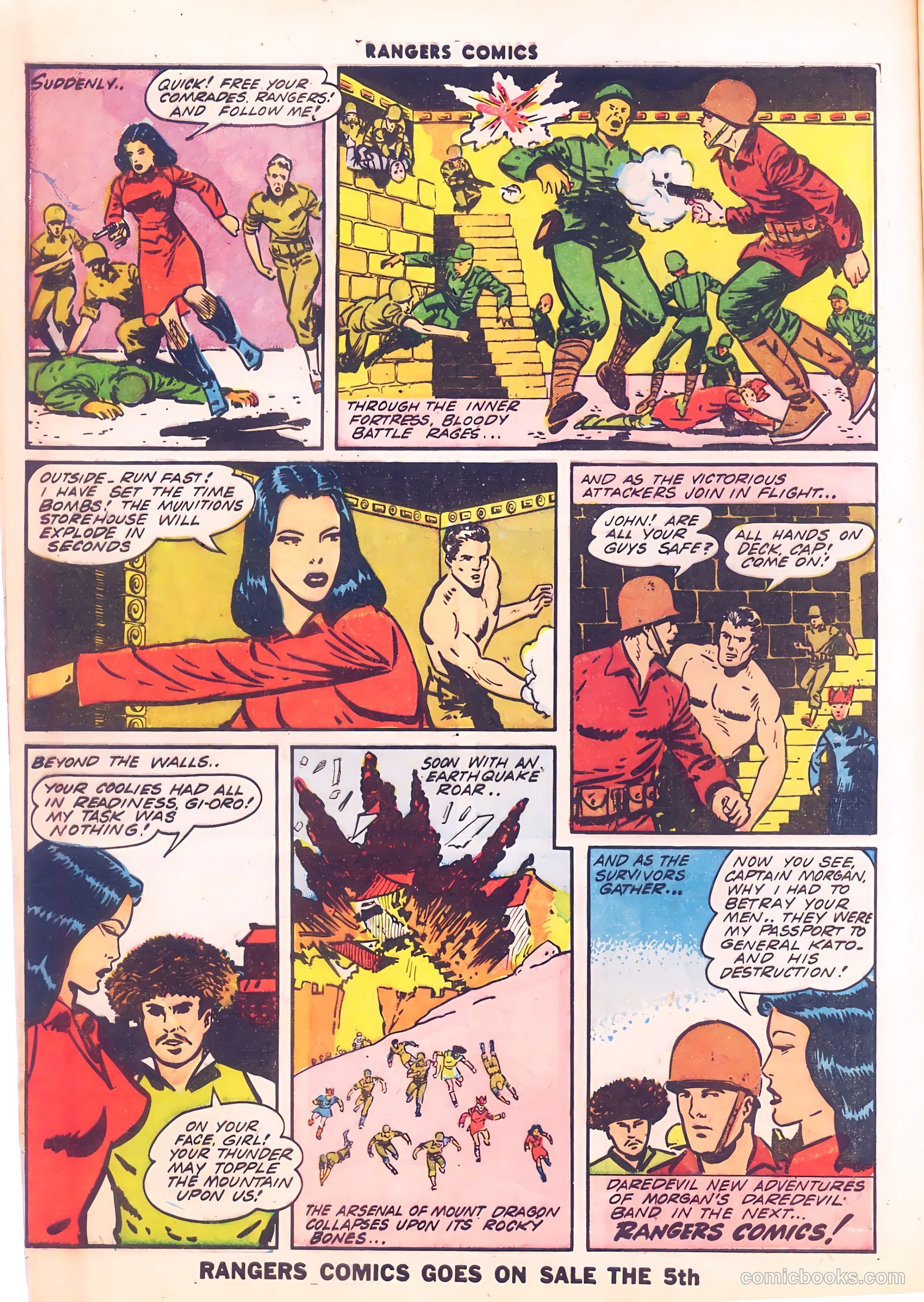 Rangers Comics #12 (1943, Flying Stories, Inc.) — page 14 of 60