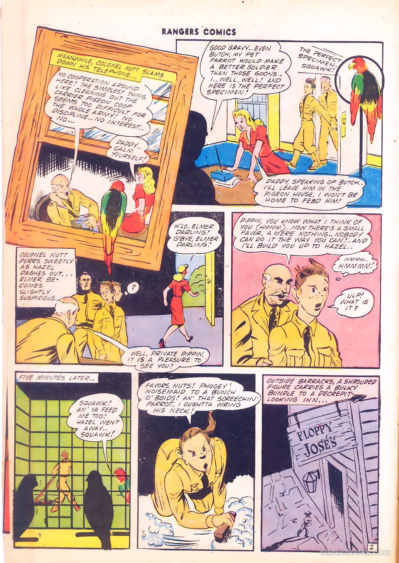 Rangers Comics #12 (1943, Flying Stories, Inc.) — page 16 of 60