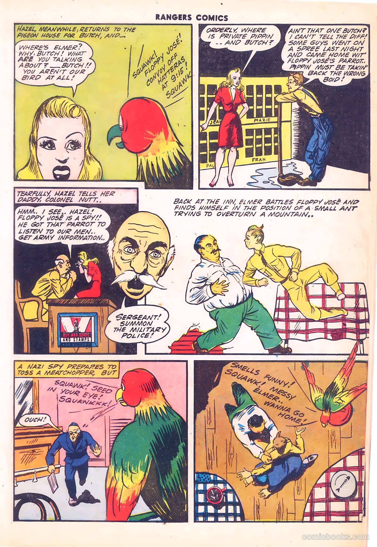 Rangers Comics #12 (1943, Flying Stories, Inc.) — page 19 of 60