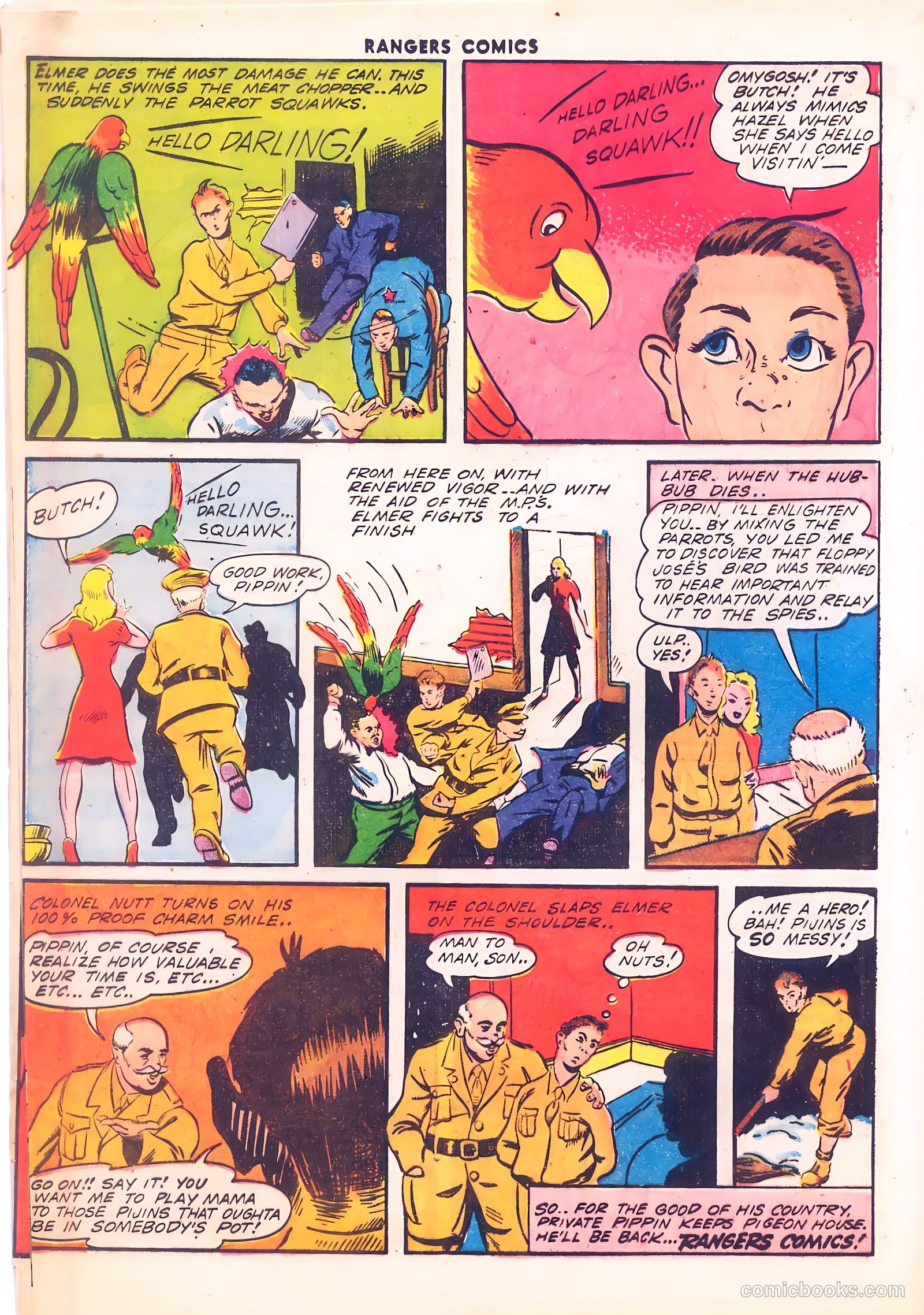 Rangers Comics #12 (1943, Flying Stories, Inc.) — page 20 of 60