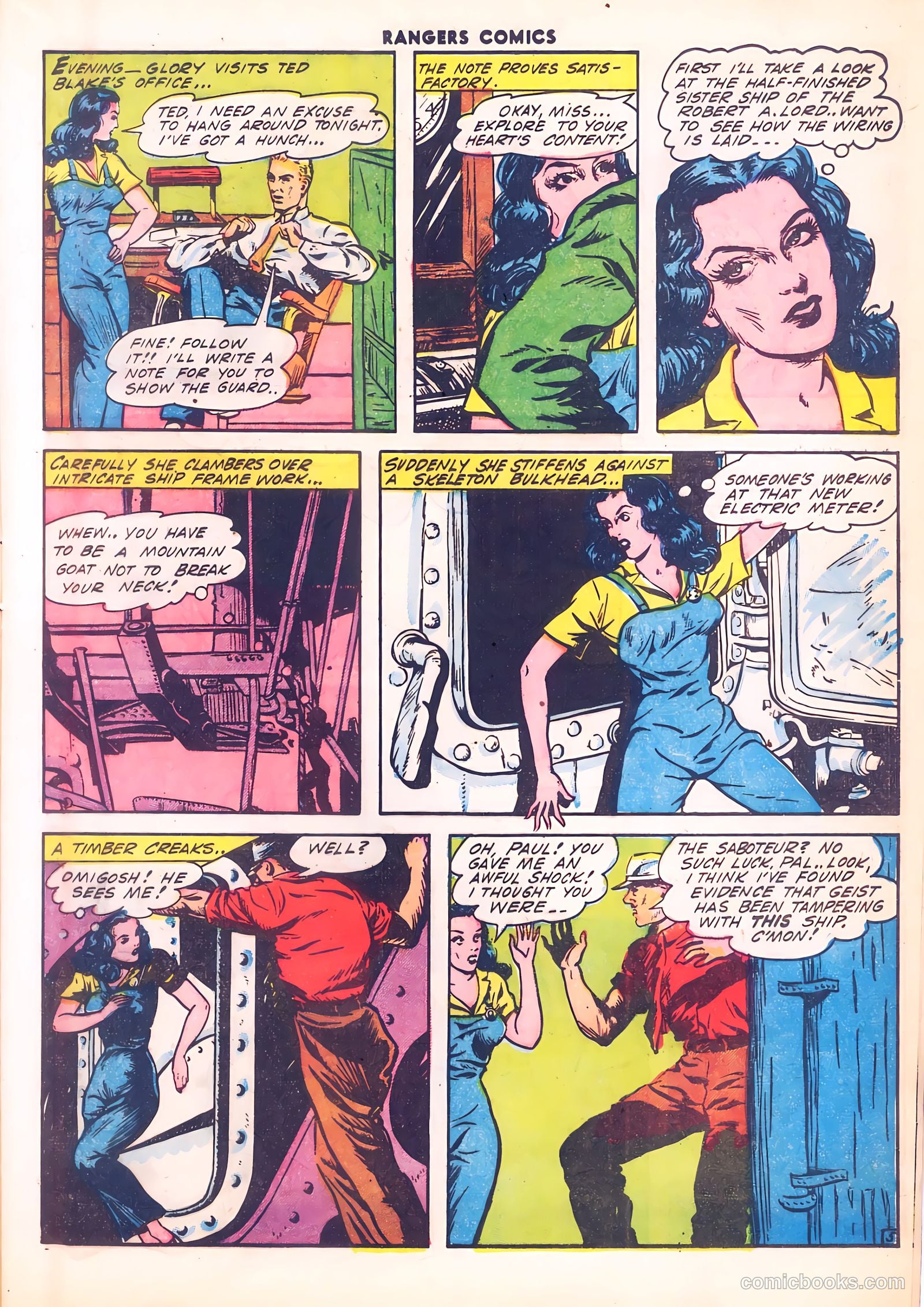 Rangers Comics #12 (1943, Flying Stories, Inc.) — page 25 of 60