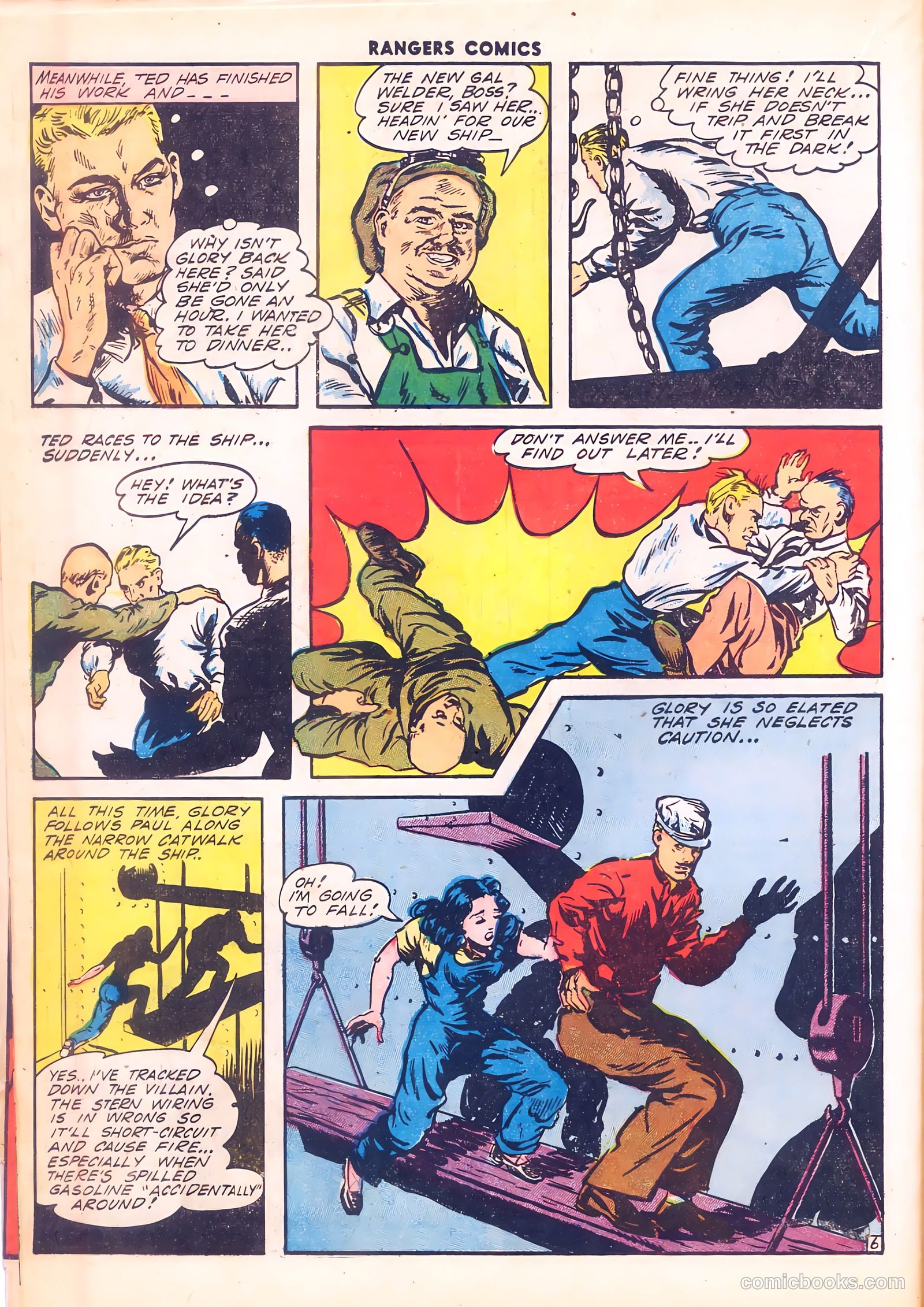 Rangers Comics #12 (1943, Flying Stories, Inc.) — page 26 of 60