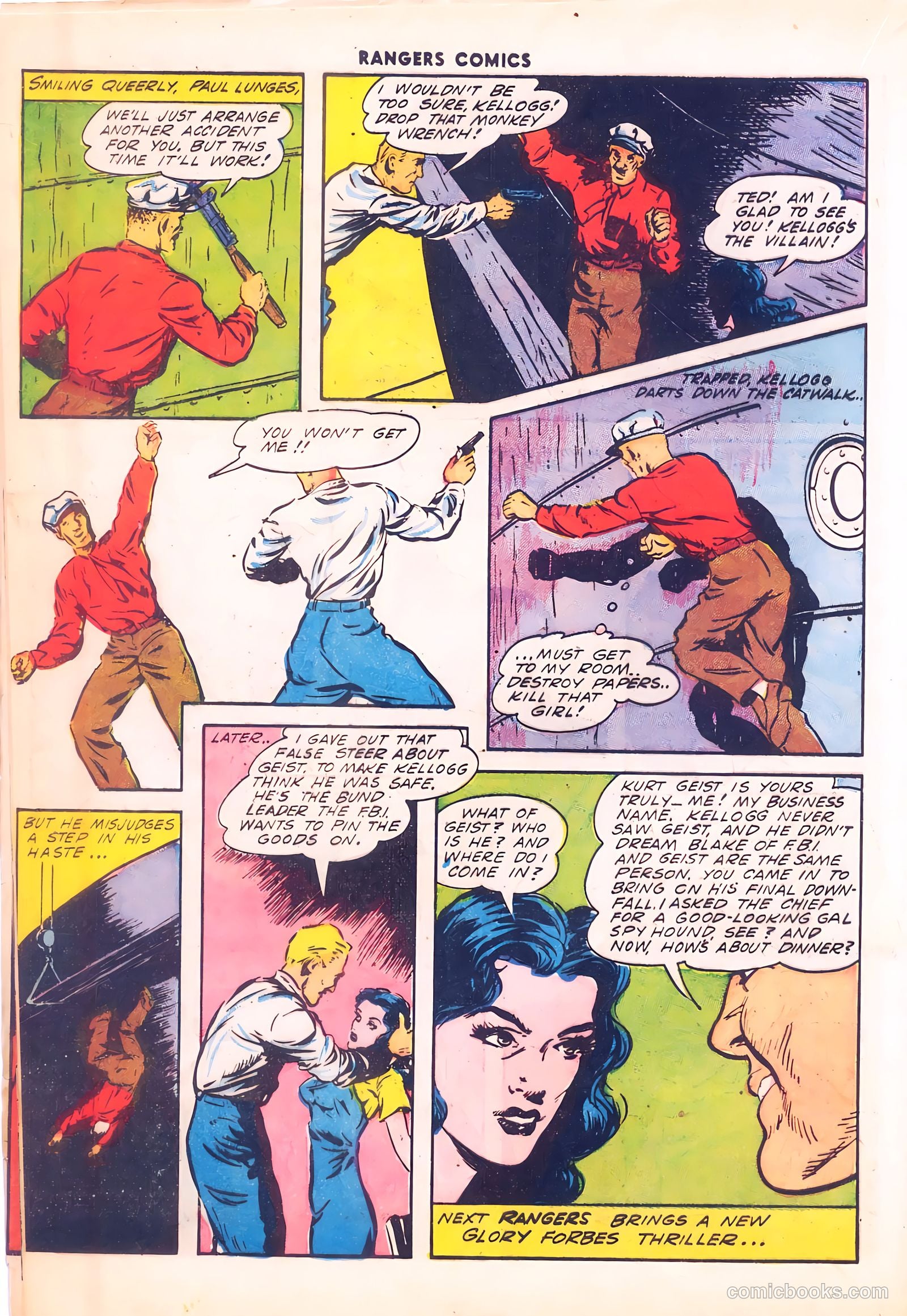 Rangers Comics #12 (1943, Flying Stories, Inc.) — page 28 of 60