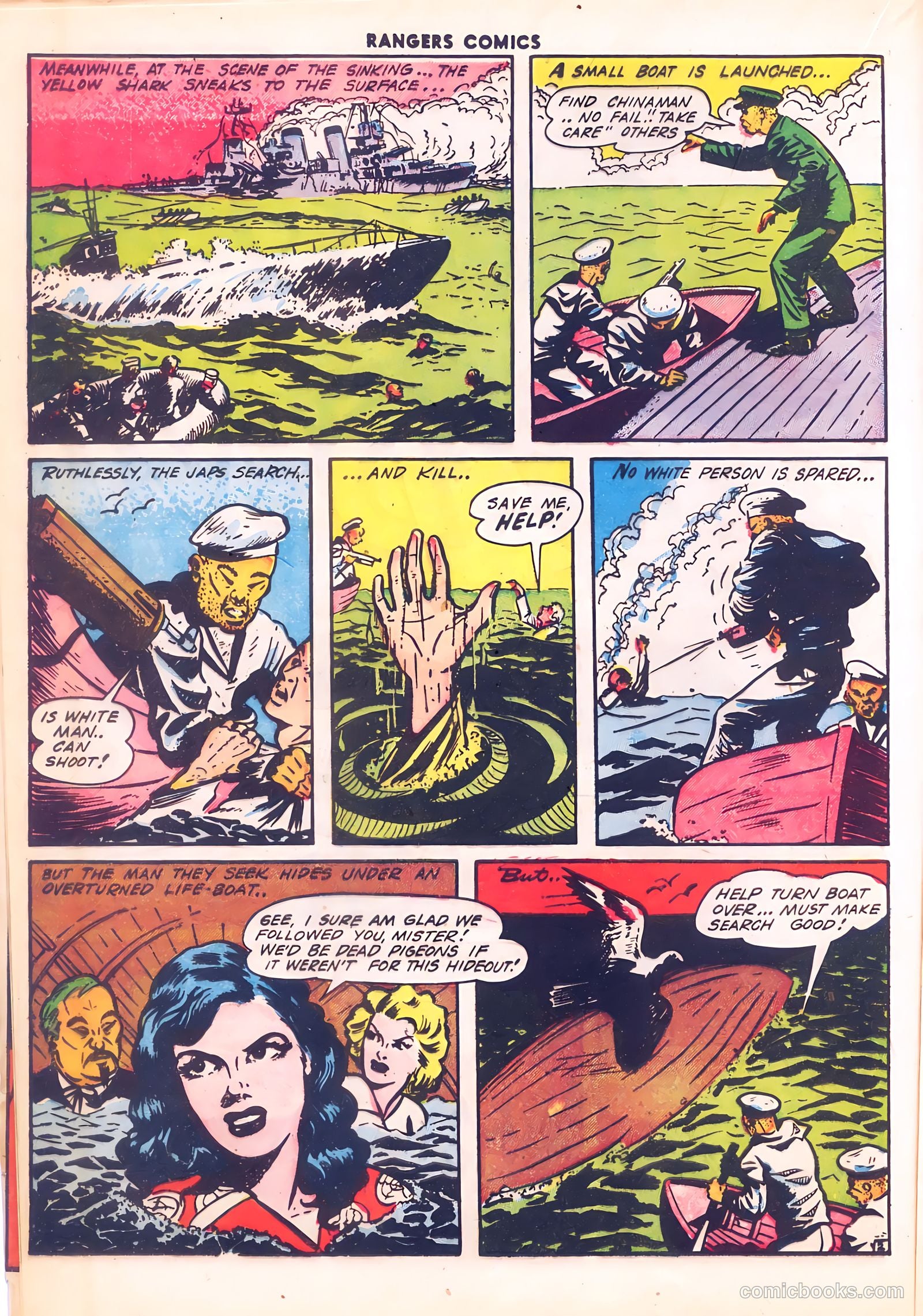 Rangers Comics #12 (1943, Flying Stories, Inc.) — page 30 of 60