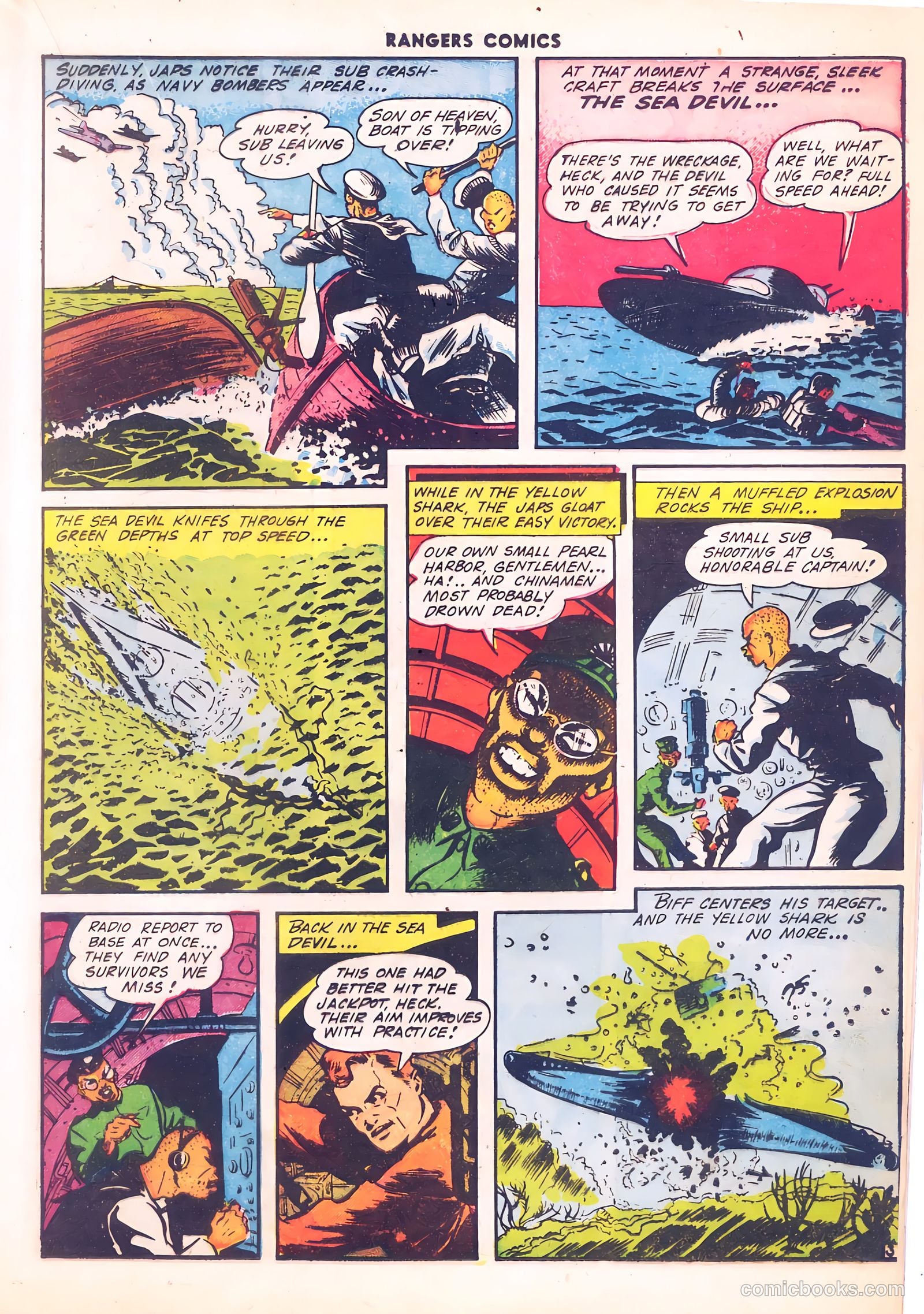 Rangers Comics #12 (1943, Flying Stories, Inc.) — page 31 of 60