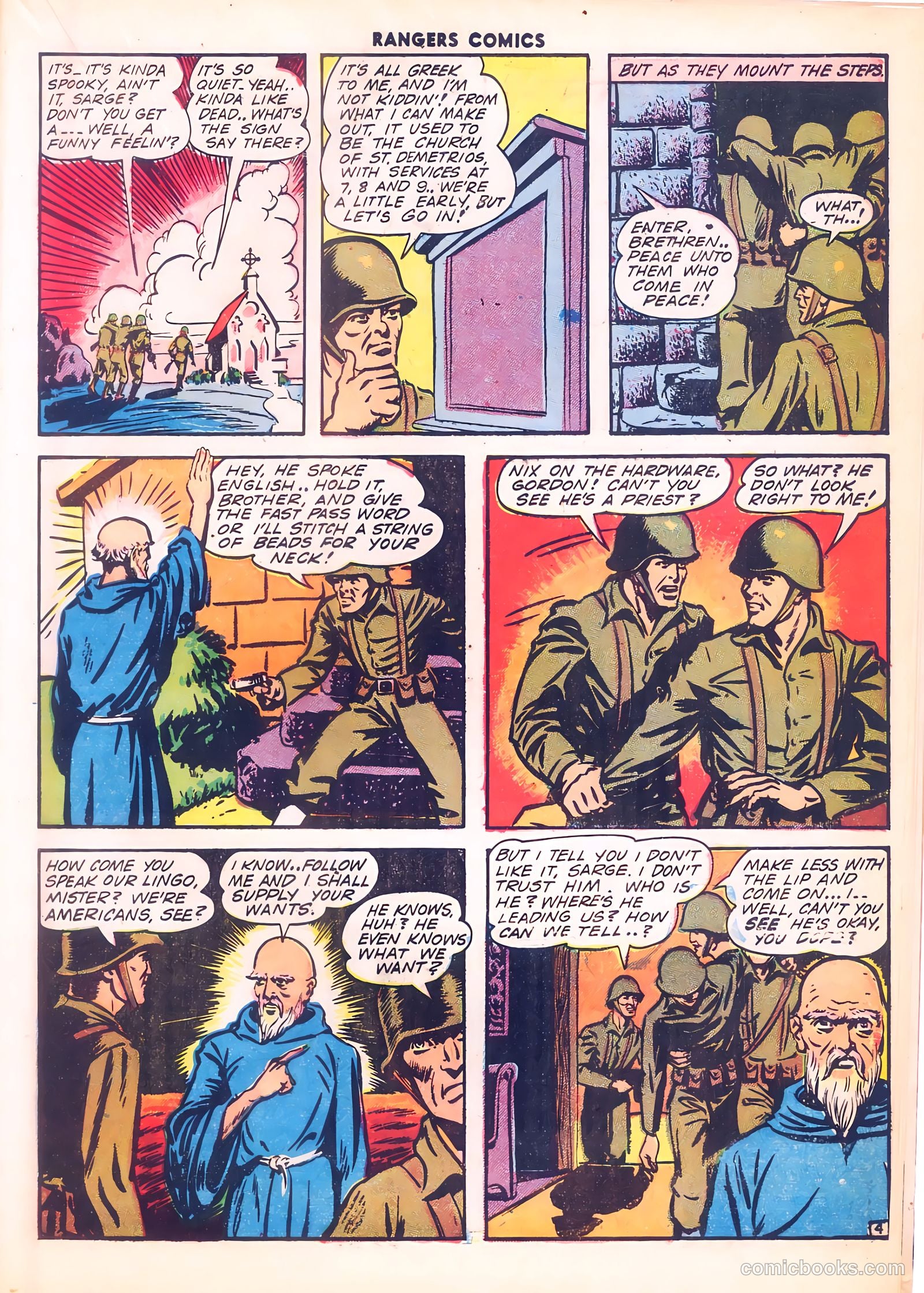 Rangers Comics #12 (1943, Flying Stories, Inc.) — page 41 of 60
