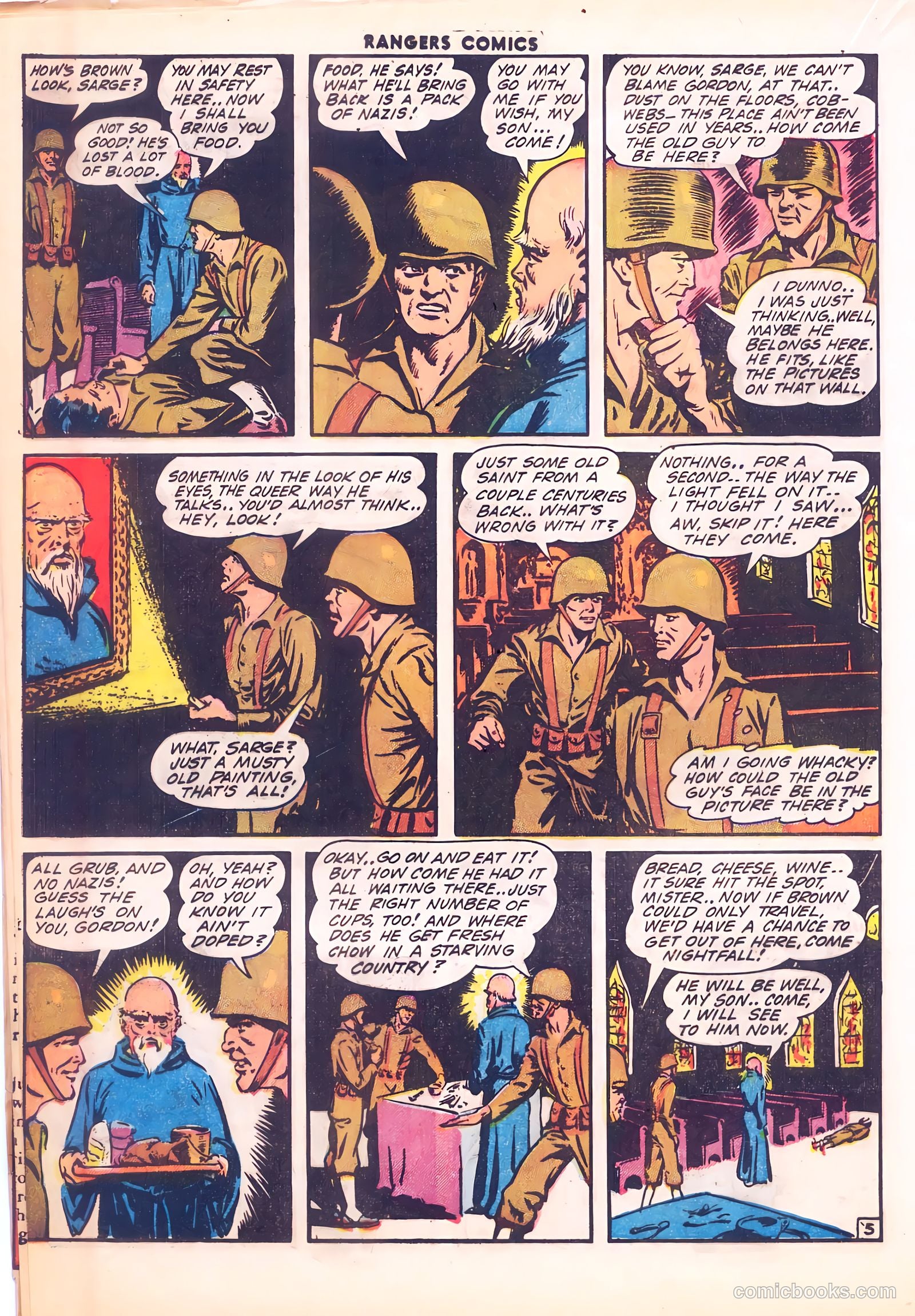 Rangers Comics #12 (1943, Flying Stories, Inc.) — page 42 of 60