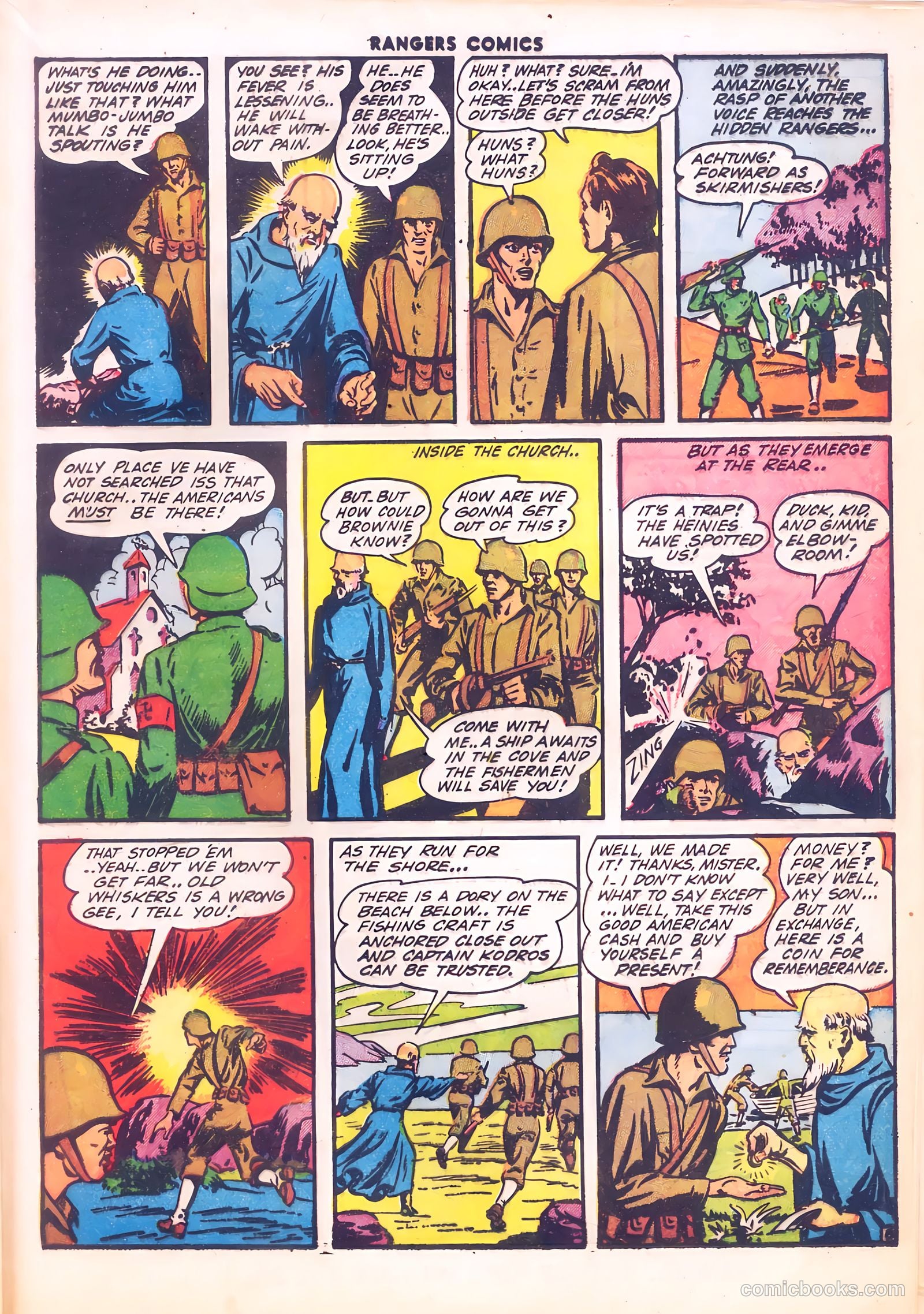 Rangers Comics #12 (1943, Flying Stories, Inc.) — page 43 of 60