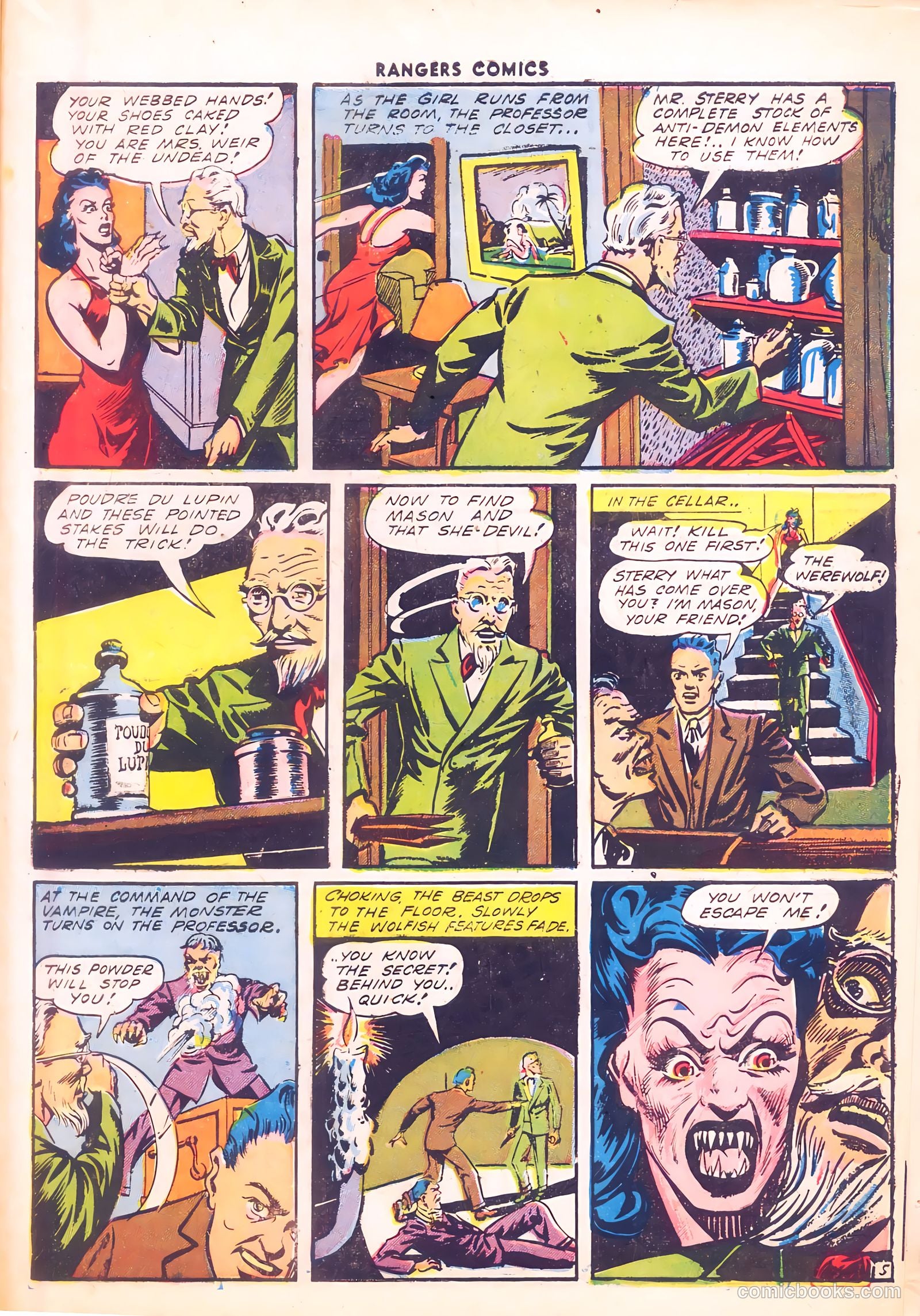 Rangers Comics #12 (1943, Flying Stories, Inc.) — page 49 of 60