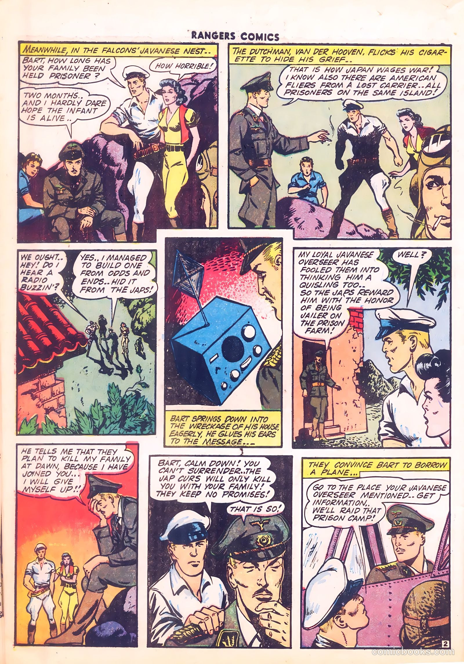 Rangers Comics #12 (1943, Flying Stories, Inc.) — page 52 of 60