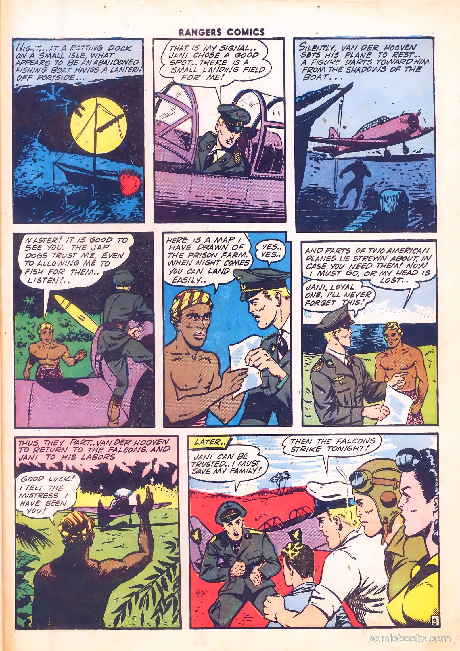 Rangers Comics #12 (1943, Flying Stories, Inc.) — page 53 of 60