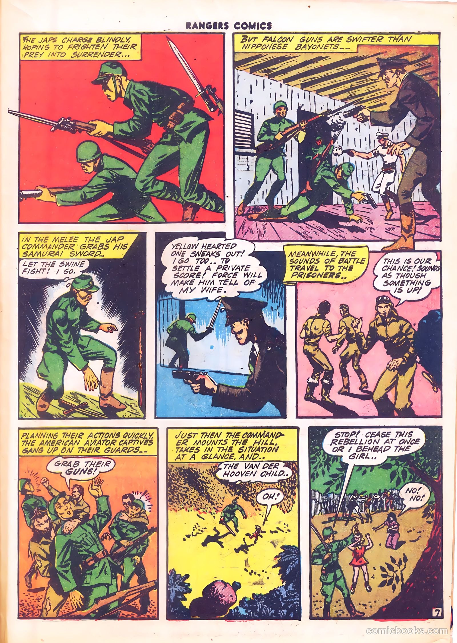 Rangers Comics #12 (1943, Flying Stories, Inc.) — page 57 of 60