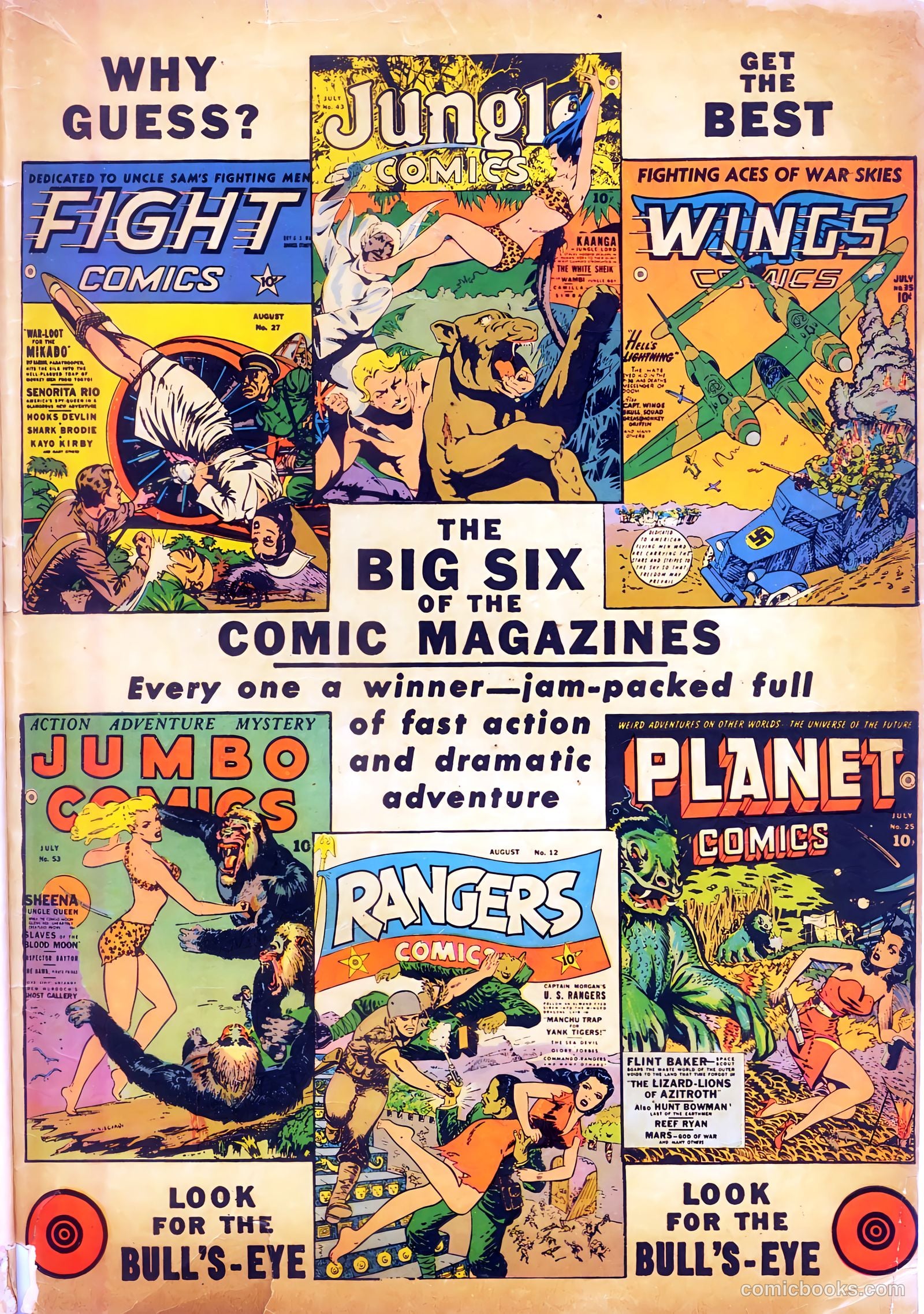Rangers Comics #12 (1943, Flying Stories, Inc.) — page 59 of 60