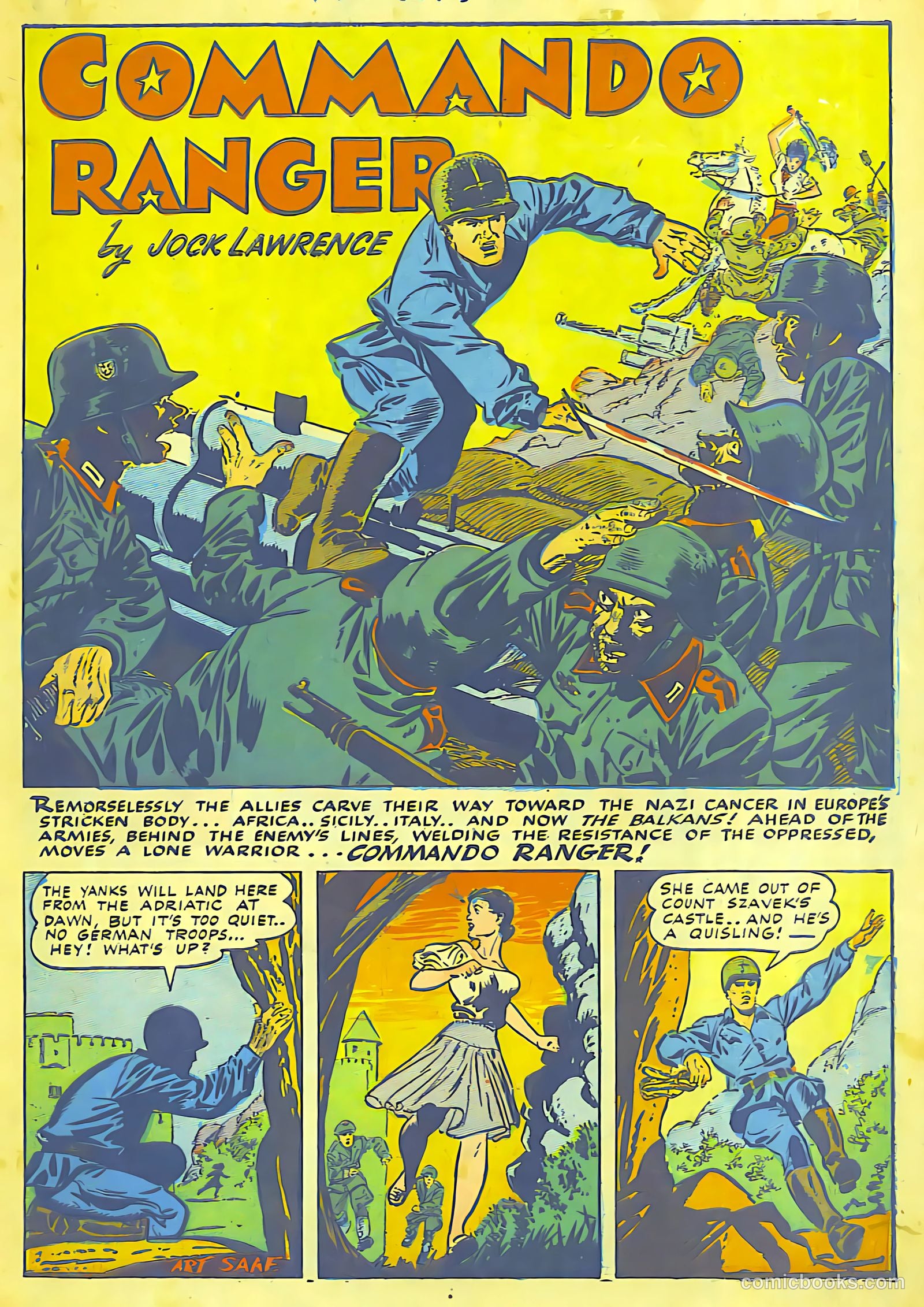 Rangers Comics #16 (1944) — page 2 of 50