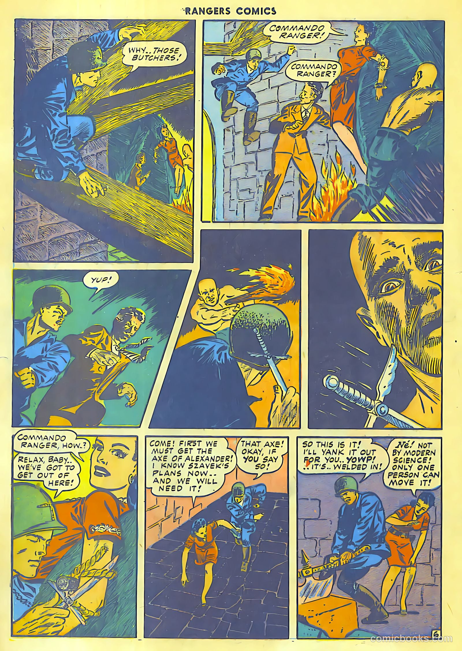 Rangers Comics #16 (1944) — page 7 of 50