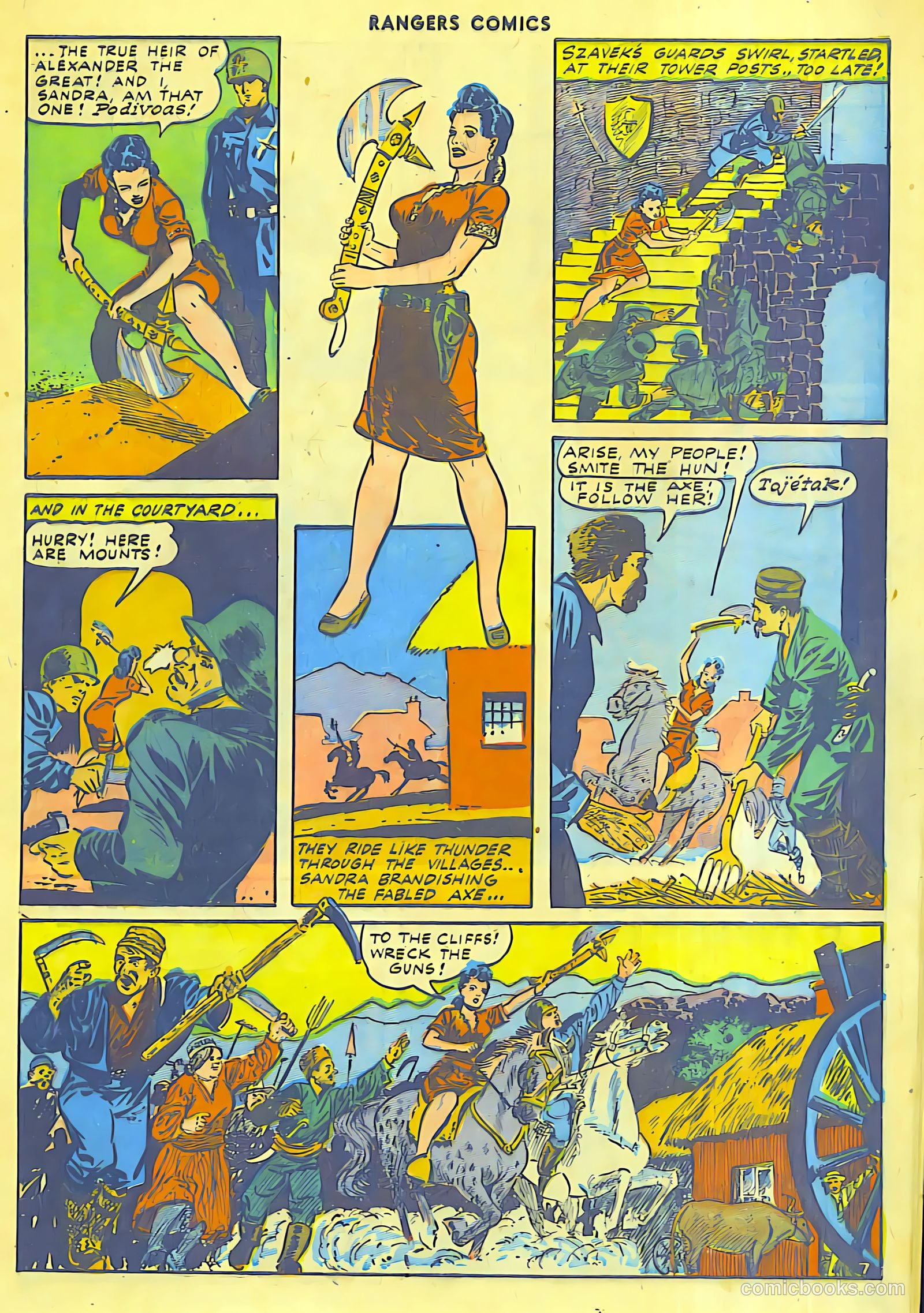 Rangers Comics #16 (1944) — page 8 of 50