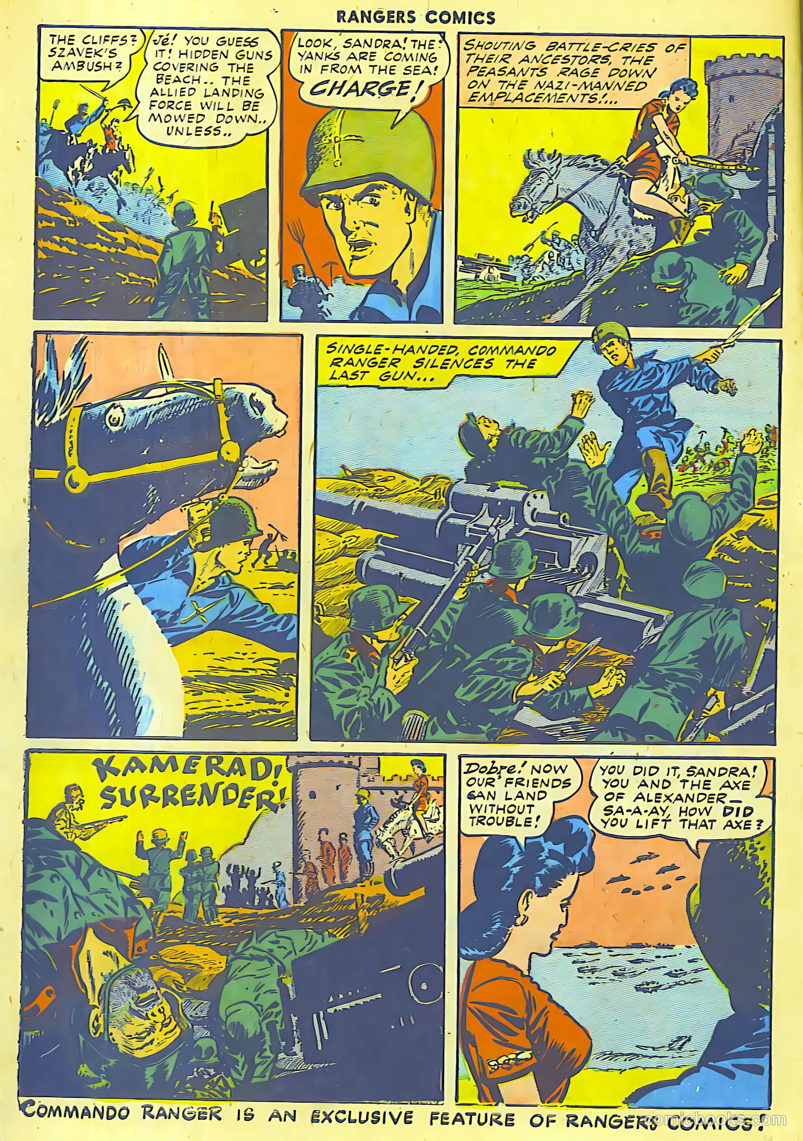 Rangers Comics #16 (1944) — page 9 of 50