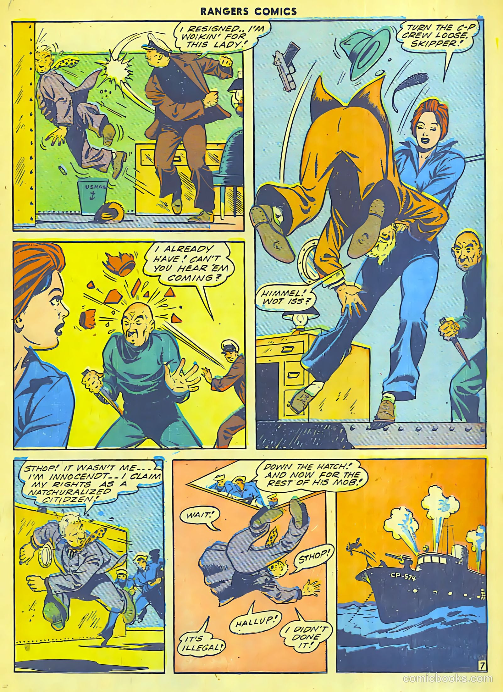 Rangers Comics #16 (1944) — page 16 of 50