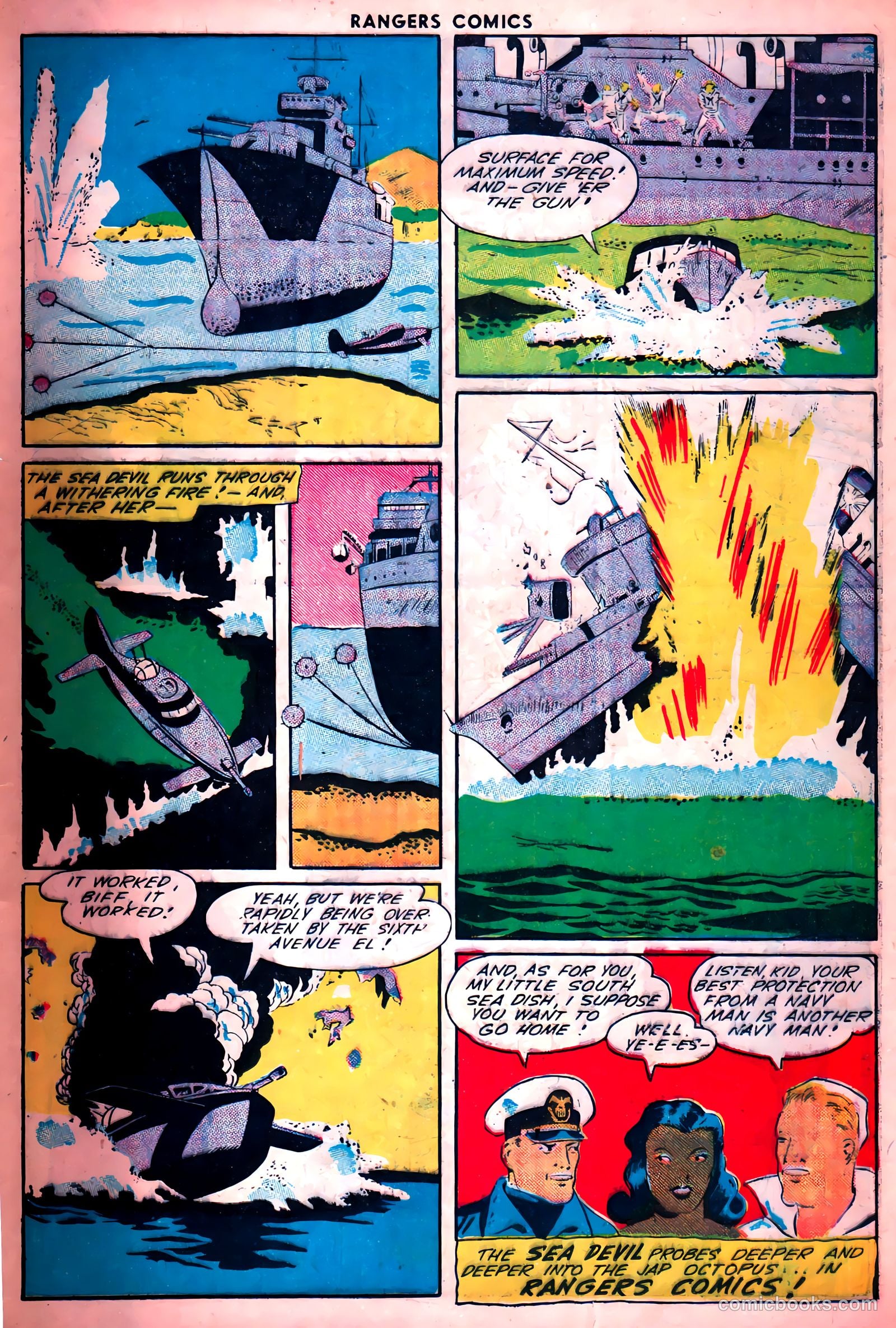 Rangers Comics #21 (1947) — page 34 of 51