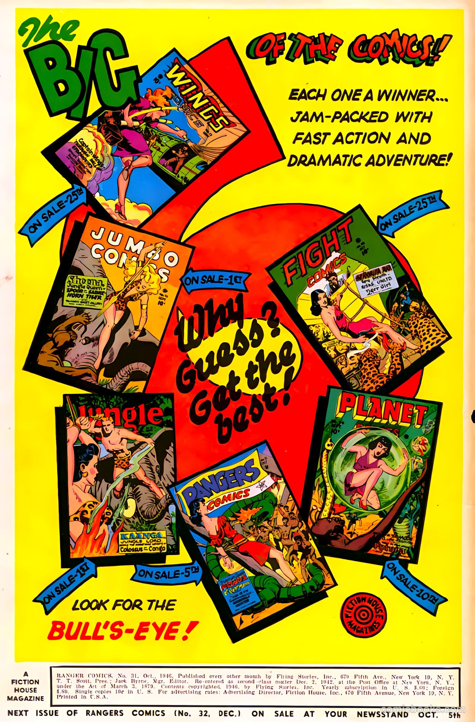 Rangers Comics #31 (1946, Flying Stories, Inc.) — page 2 of 52