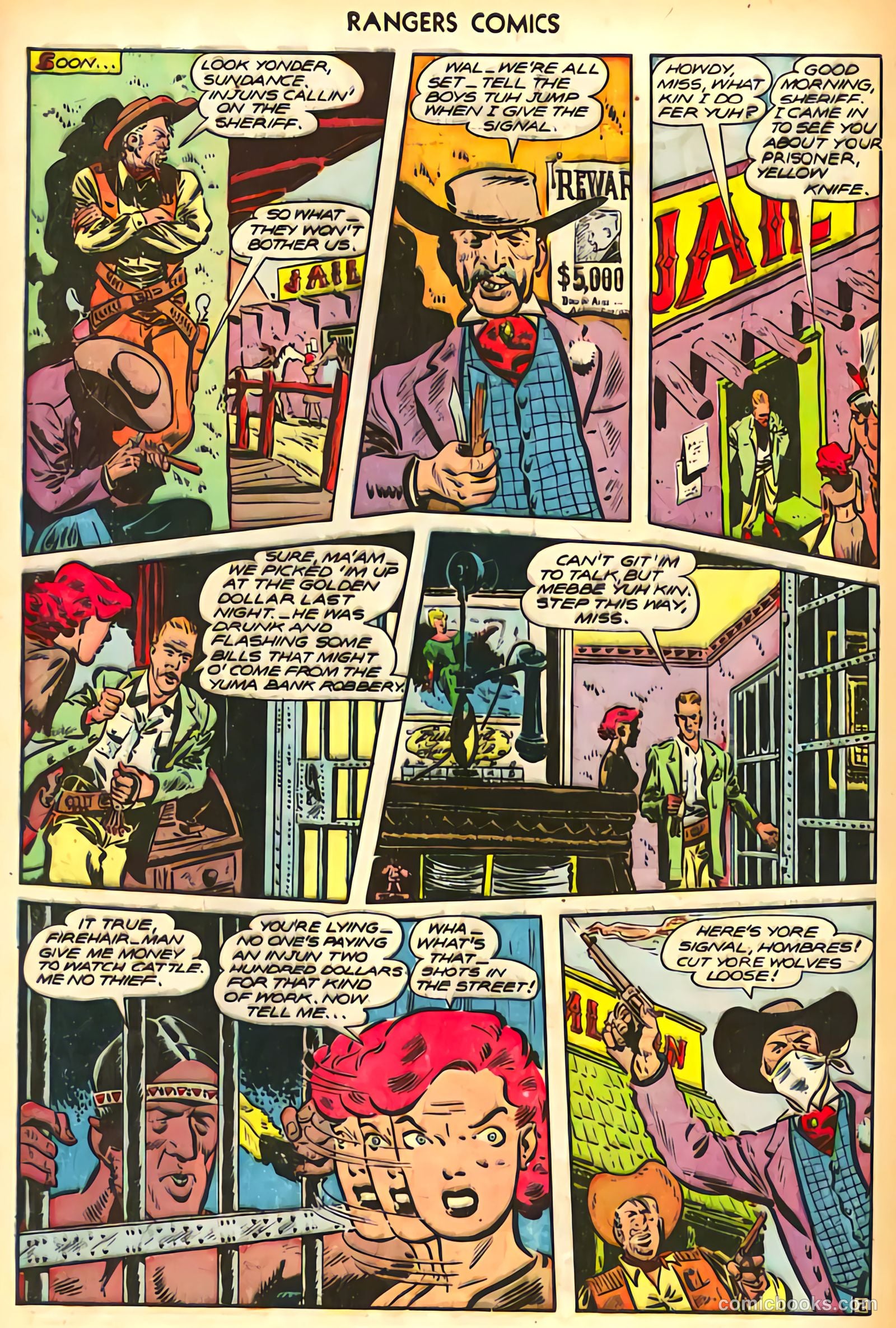 Rangers Comics #31 (1946, Flying Stories, Inc.) — page 4 of 52
