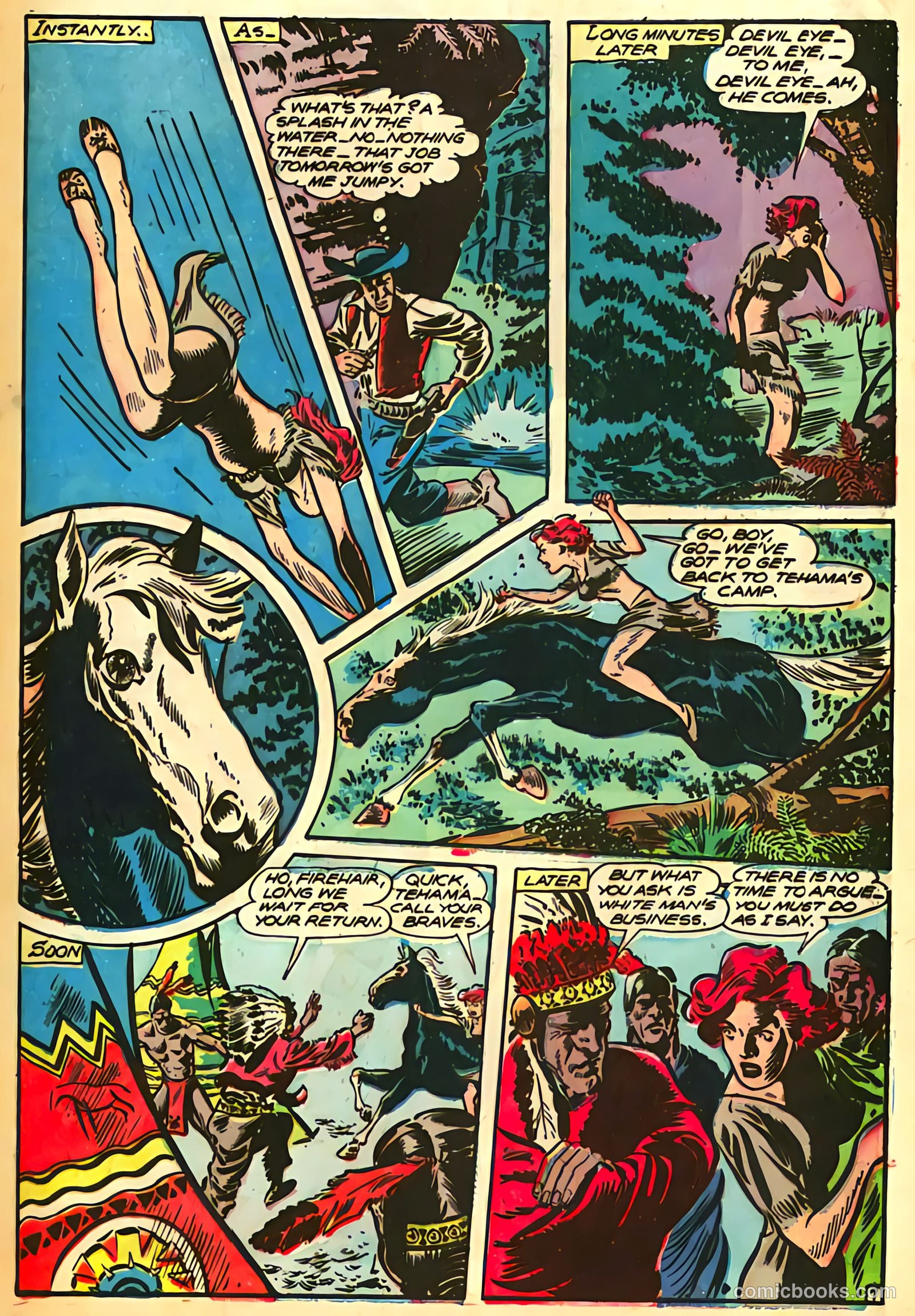 Rangers Comics #31 (1946, Flying Stories, Inc.) — page 9 of 52
