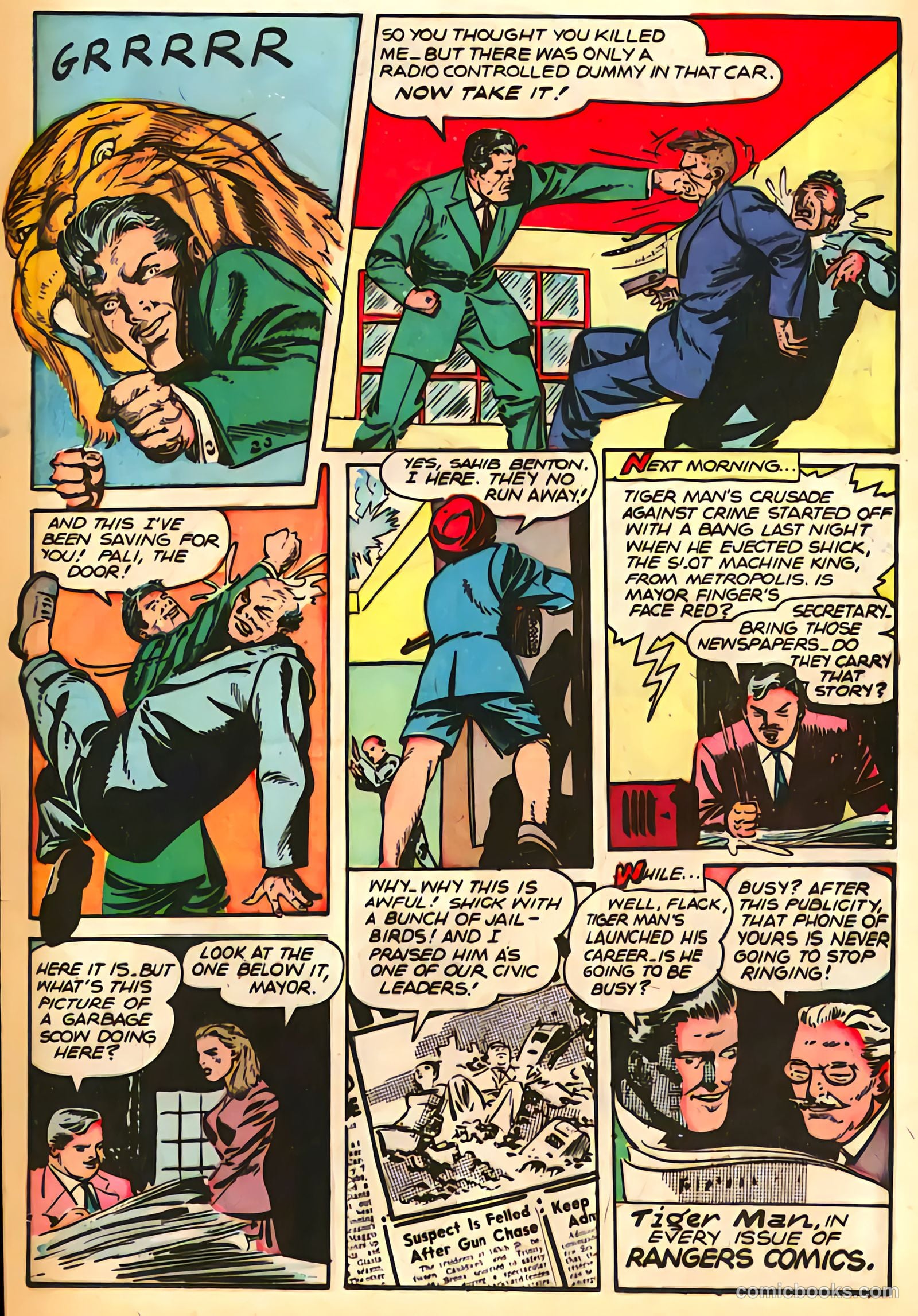 Rangers Comics #31 (1946, Flying Stories, Inc.) — page 21 of 52