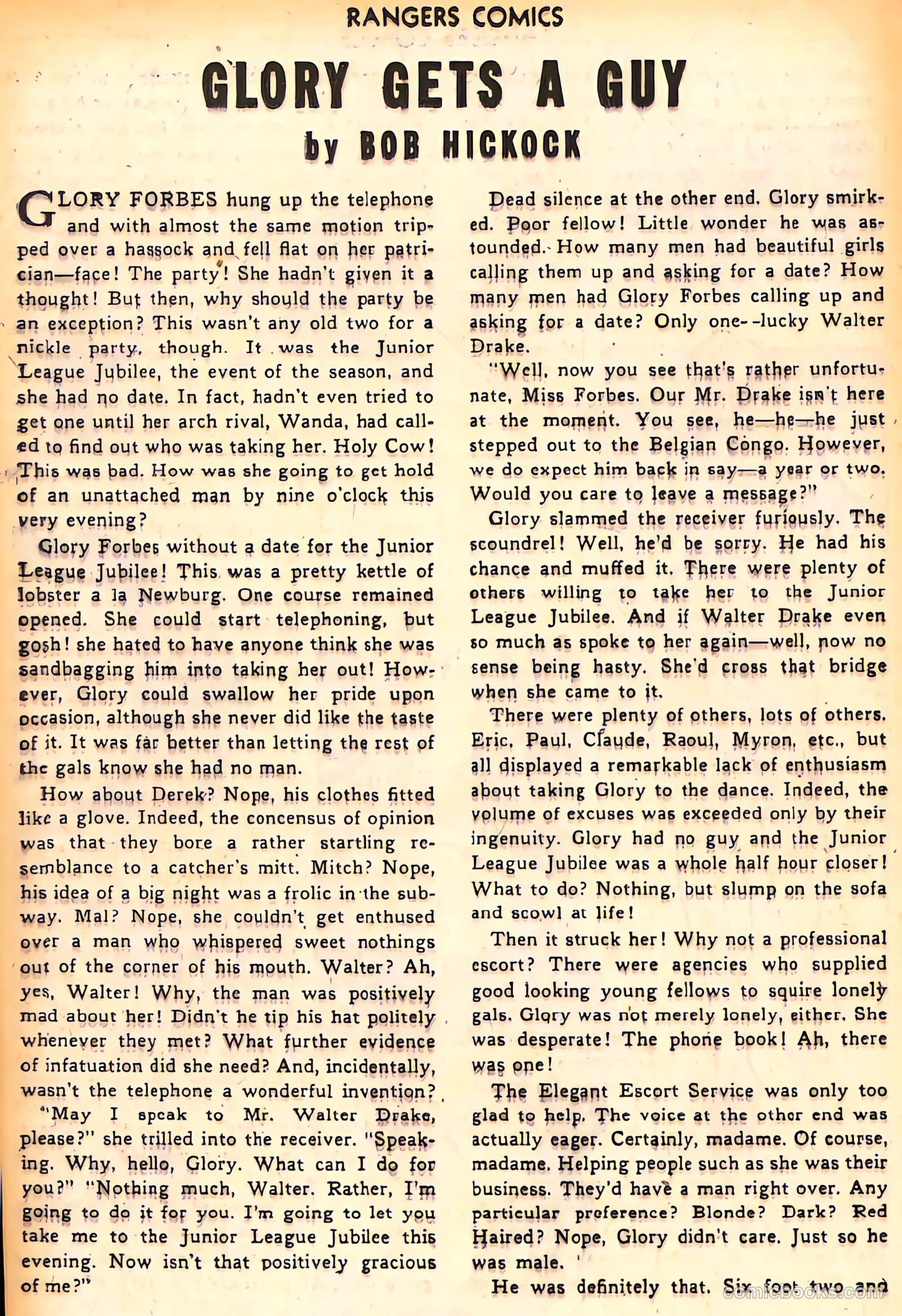 Rangers Comics #31 (1946, Flying Stories, Inc.) — page 28 of 52