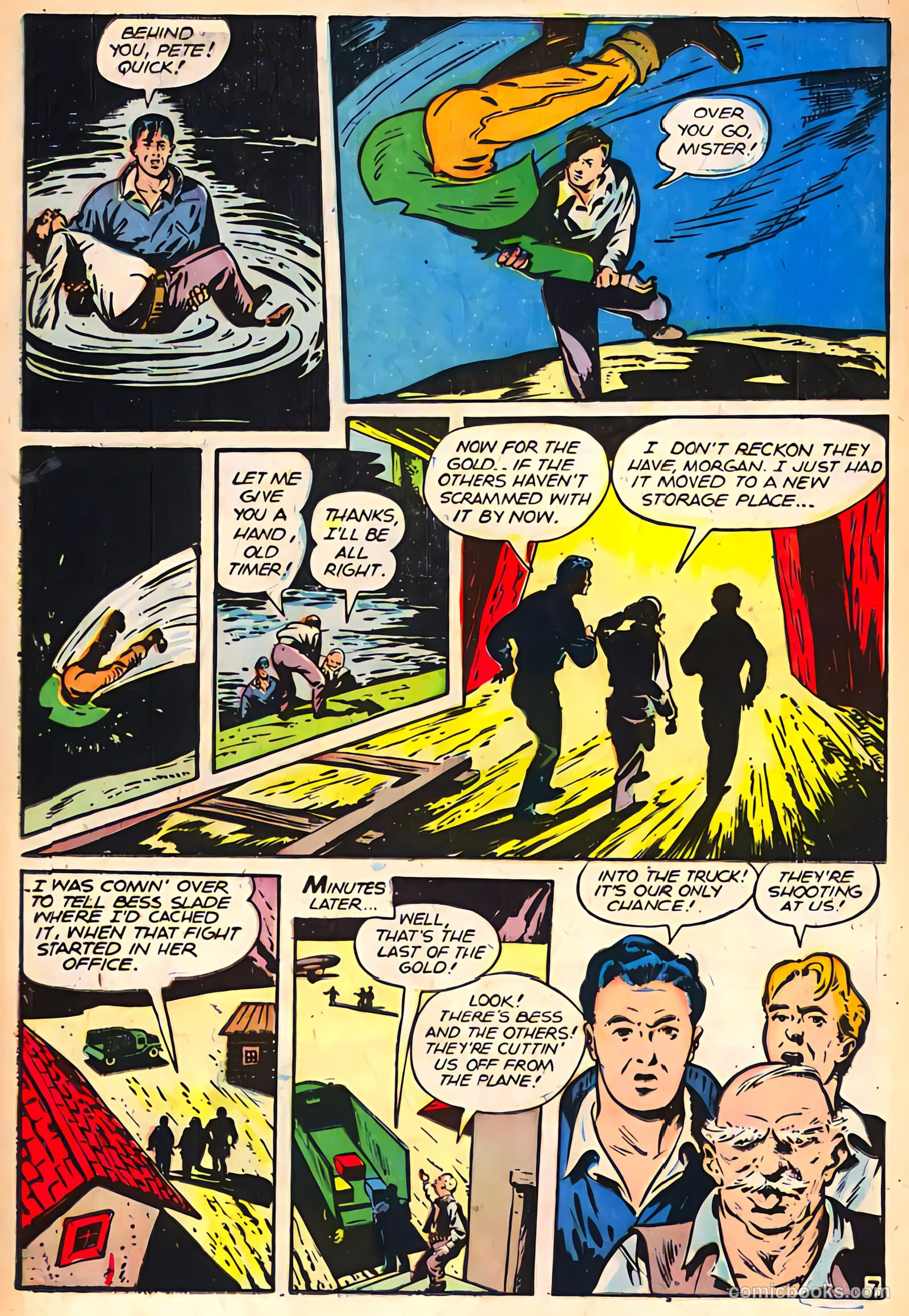 Rangers Comics #31 (1946, Flying Stories, Inc.) — page 36 of 52